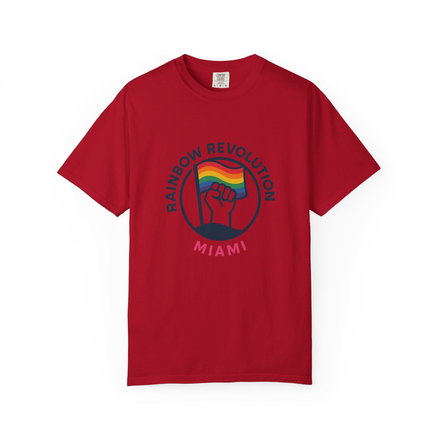 Unisex Rainbow Revolution T-shirt - Celebrate Pride, Summer Vibes, LGBTQ+ Support, Miami Love, Casual Wear