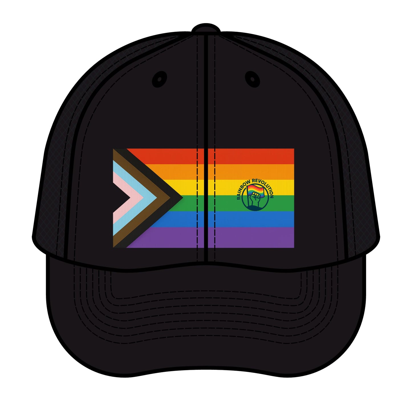 Vibrant Pride Trucker Hat, Unisex Fashion Accessory, LGBTQ+ Support, Summer Festival Gear, Outdoor Activities, Pride Month
