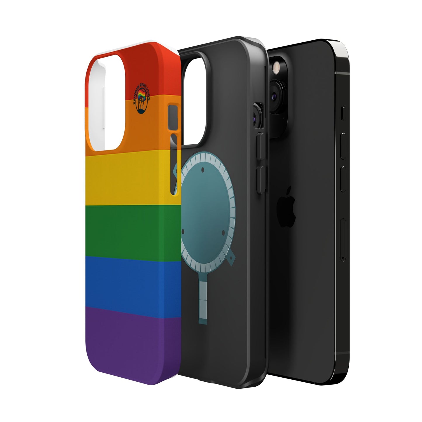 Rainbow Pride Magnetic Phone Case | LGBTQ+ Accessories, Colorful Phone Protection, Gift for Pride Month, Unique Cell Cover