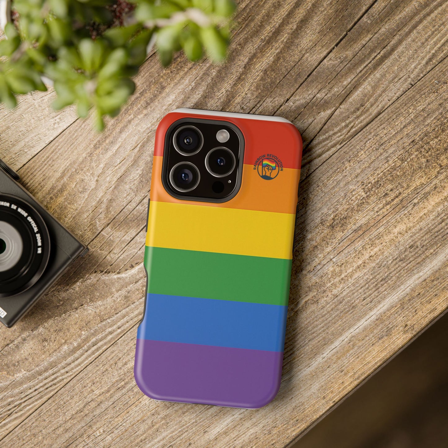 Rainbow Pride Magnetic Phone Case | LGBTQ+ Accessories, Colorful Phone Protection, Gift for Pride Month, Unique Cell Cover