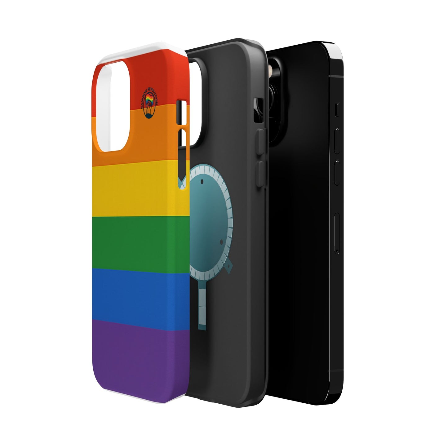 Rainbow Pride Magnetic Phone Case | LGBTQ+ Accessories, Colorful Phone Protection, Gift for Pride Month, Unique Cell Cover