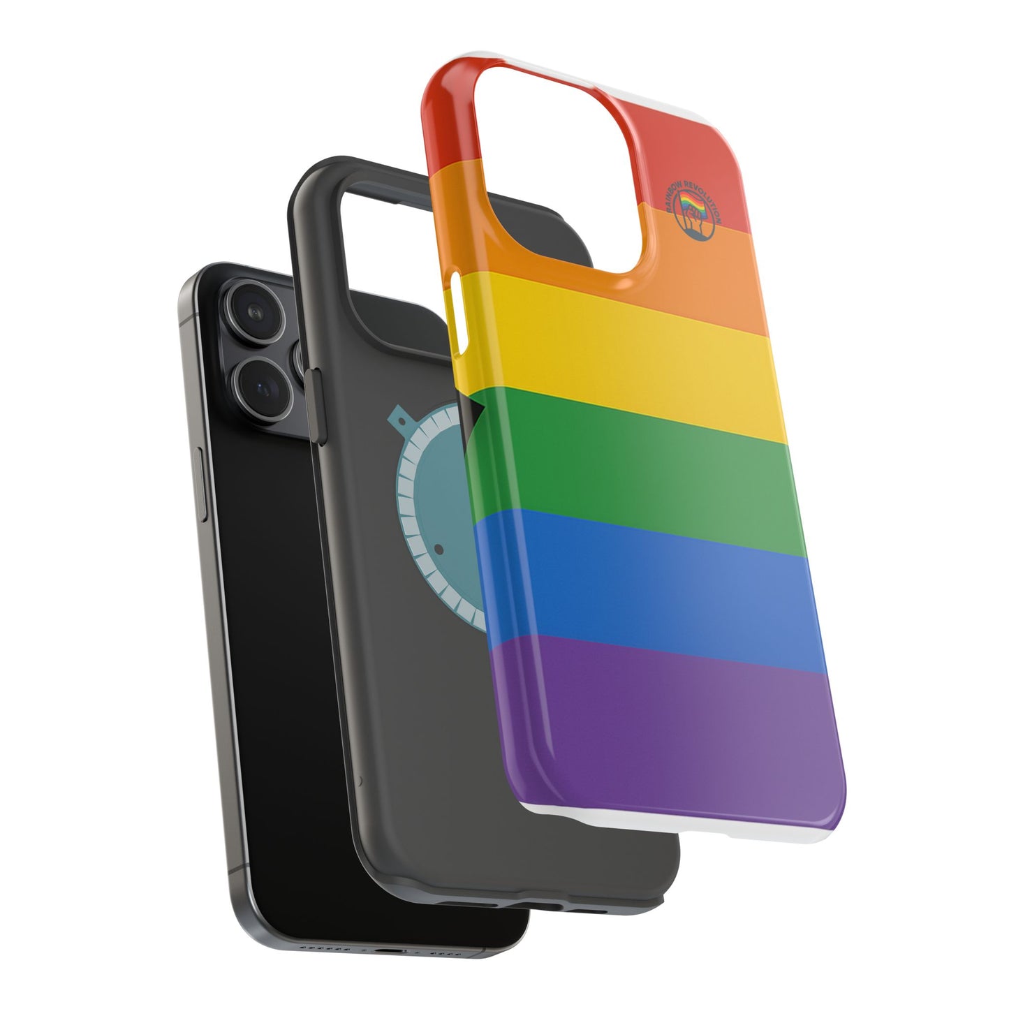 Rainbow Pride Magnetic Phone Case | LGBTQ+ Accessories, Colorful Phone Protection, Gift for Pride Month, Unique Cell Cover