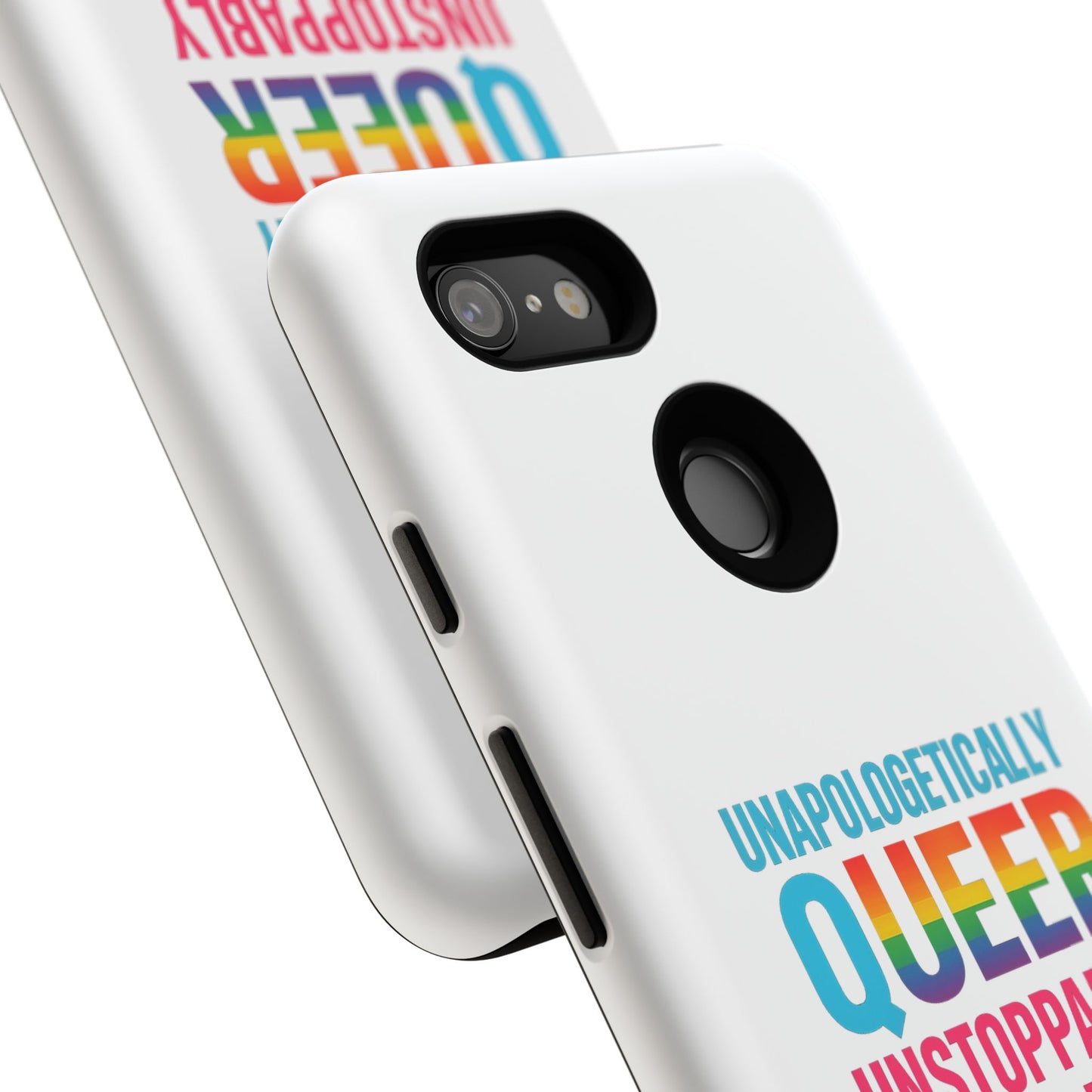 Pride Phone Case - Unapologetically Queer, LGBTQ+ Accessory, Colorful Phone Cover, Rainbow Gift, Queer Pride