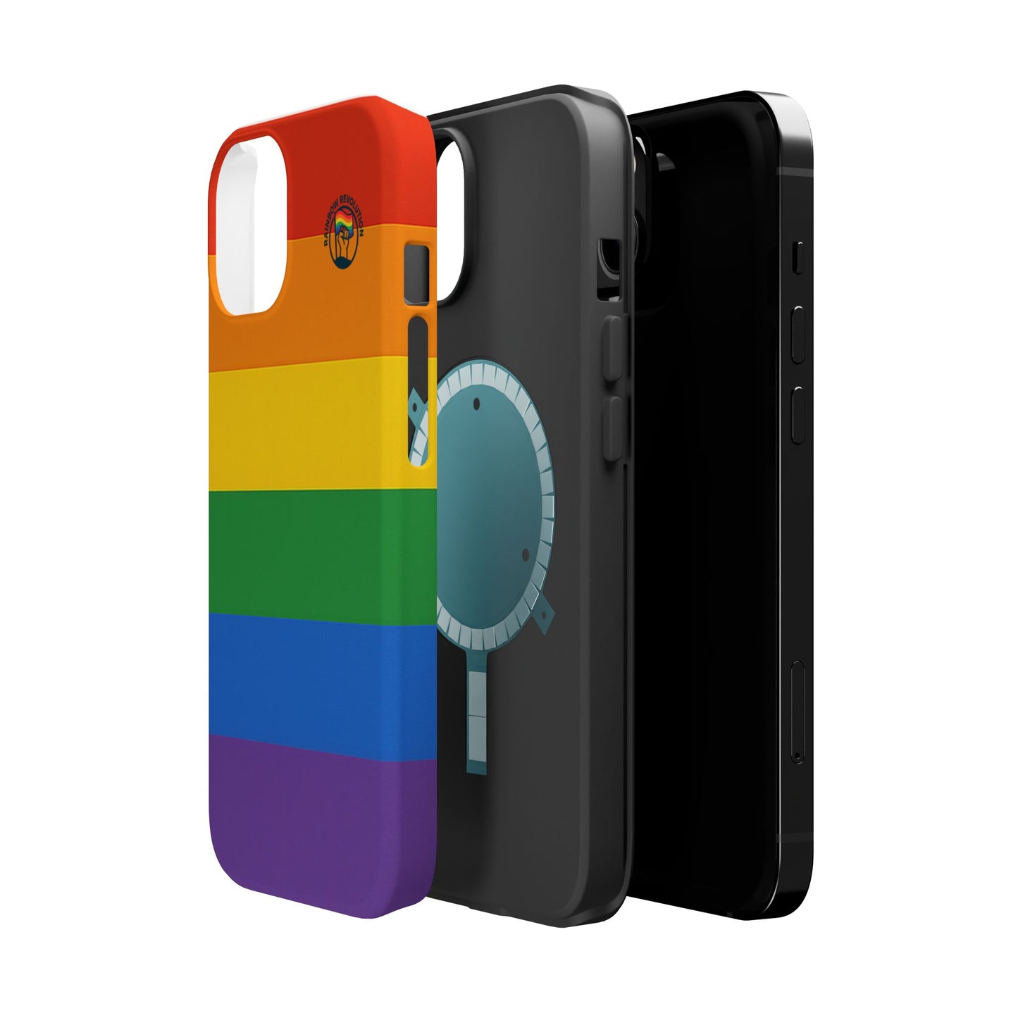 Rainbow Pride Magnetic Phone Case | LGBTQ+ Accessories, Colorful Phone Protection, Gift for Pride Month, Unique Cell Cover