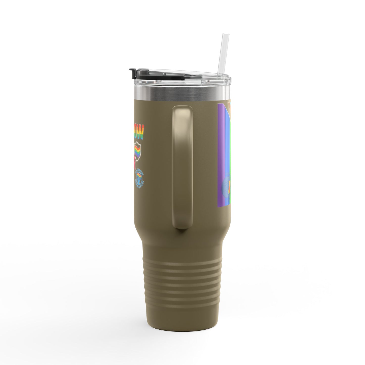 Vibrant Insulated Travel Mug, 40oz | Perfect for LGBTQ+ Pride Celebrations, Everyday Hydration, Gifts for Friends, Outdoor Adventures, [...]