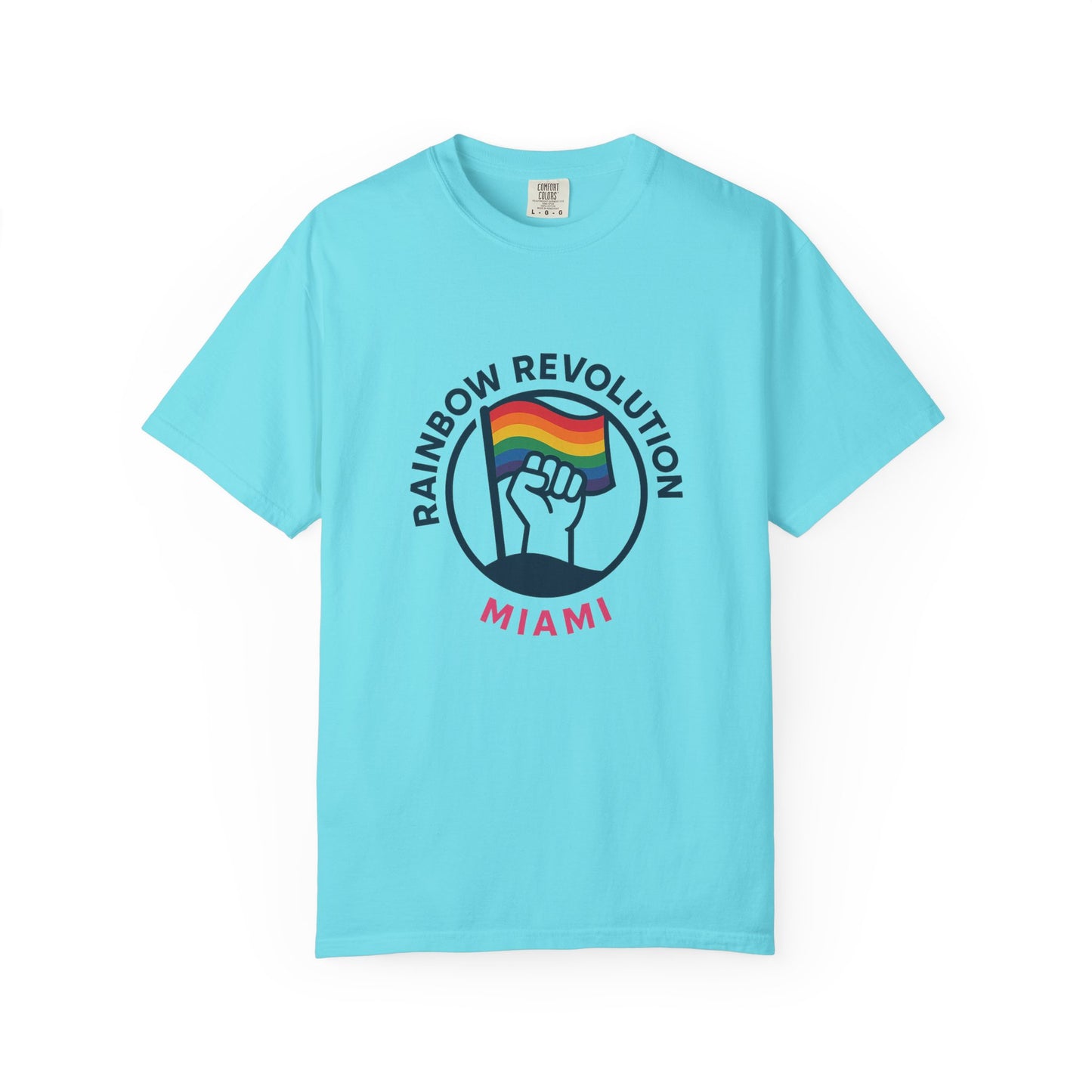 Unisex Rainbow Revolution T-shirt - Celebrate Pride, Summer Vibes, LGBTQ+ Support, Miami Love, Casual Wear
