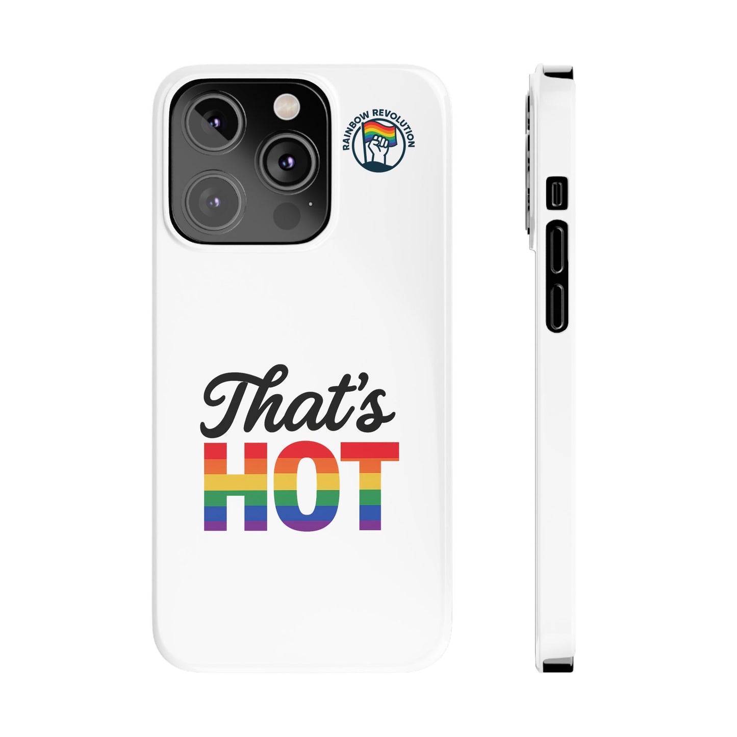 Rainbow Pride Slim Phone Cases | LGBTQ+ Accessories, Gifts for Friends, Trendy Phone Cover, Summer Vibes