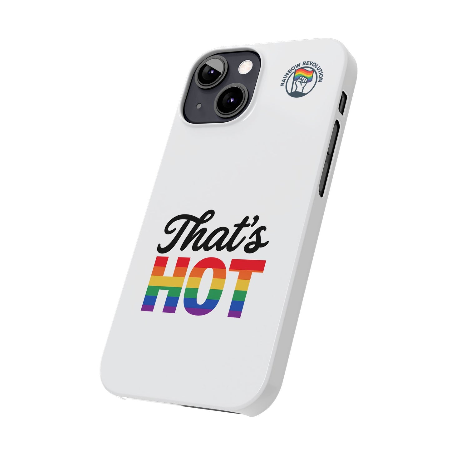 Rainbow Pride Slim Phone Cases | LGBTQ+ Accessories, Gifts for Friends, Trendy Phone Cover, Summer Vibes