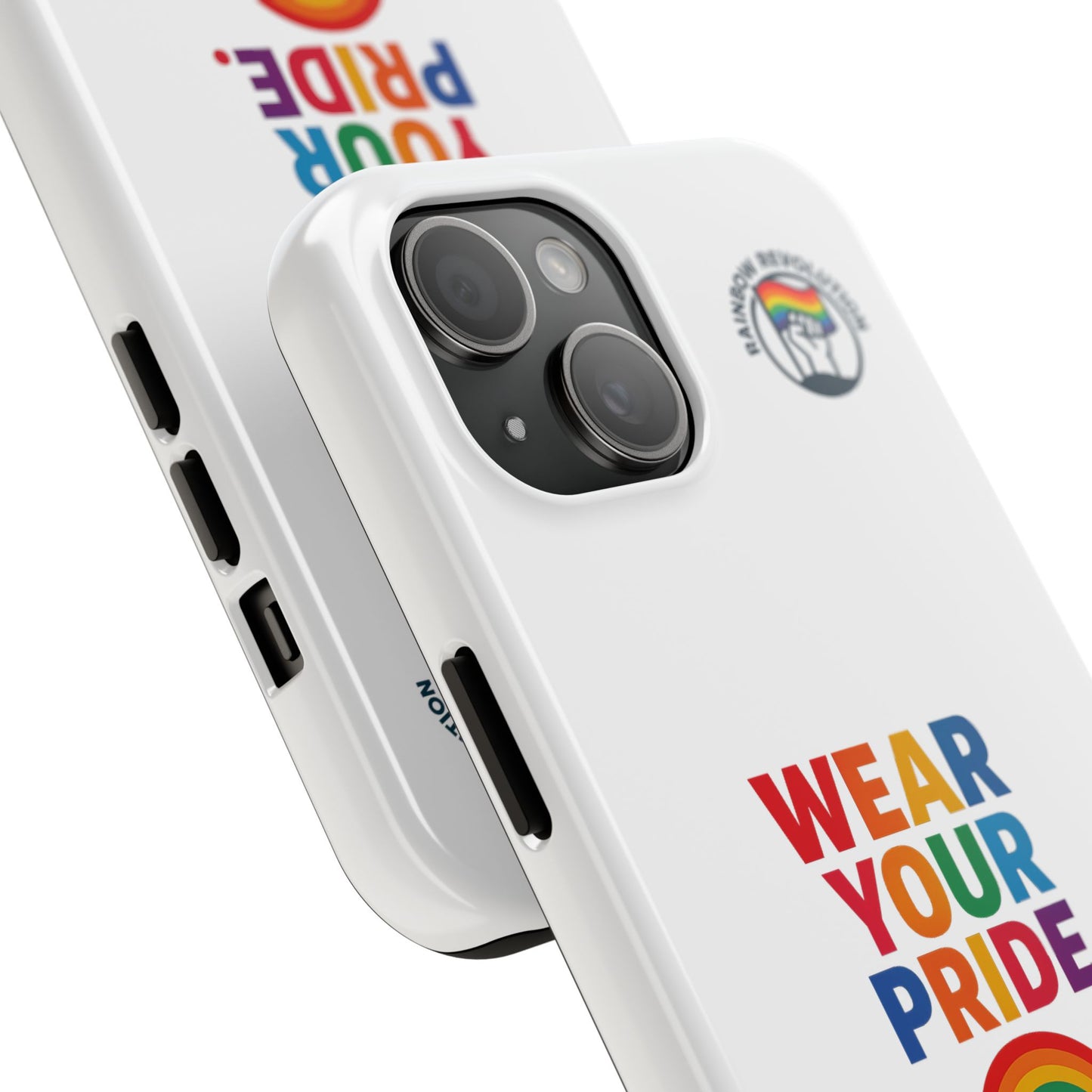 Pride Phone Cases - Wear Your Pride, Live Your Revolution - LGBTQ+ Accessories, Colorful Cases, Gift for Pride Month, Support Equality