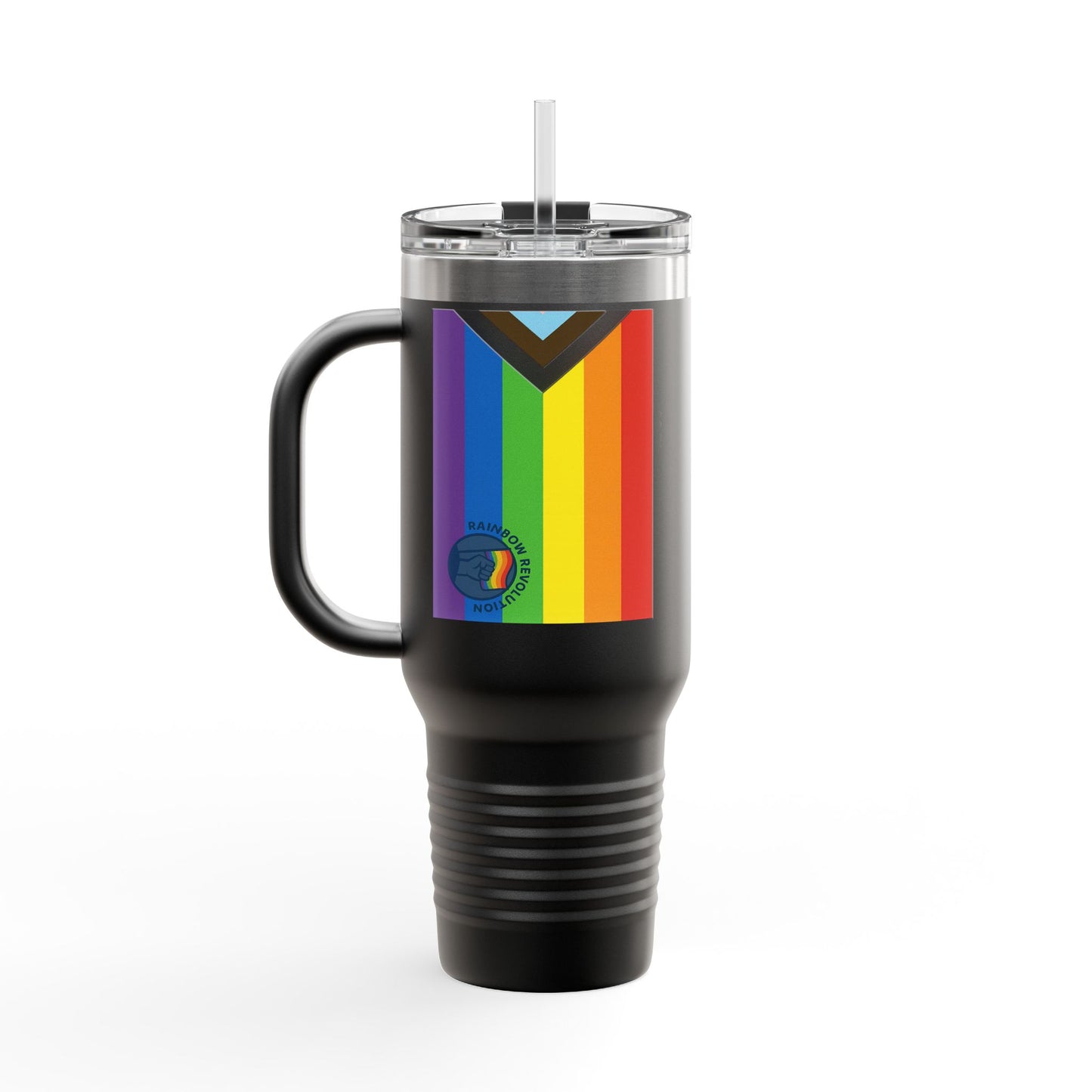 Vibrant Insulated Travel Mug, 40oz | Perfect for LGBTQ+ Pride Celebrations, Everyday Hydration, Gifts for Friends, Outdoor Adventures, [...]