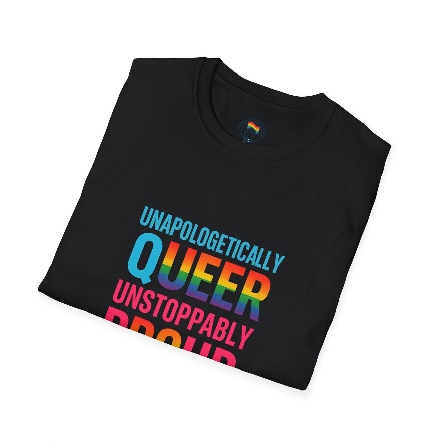 Unisex Pride T-Shirt - Unapologetically Queer Unstoppably Proud, LGBTQ+ Apparel, LGBTQ Pride Shirt, Gay Pride Tee, Rainbow Shirt, Gift [...]