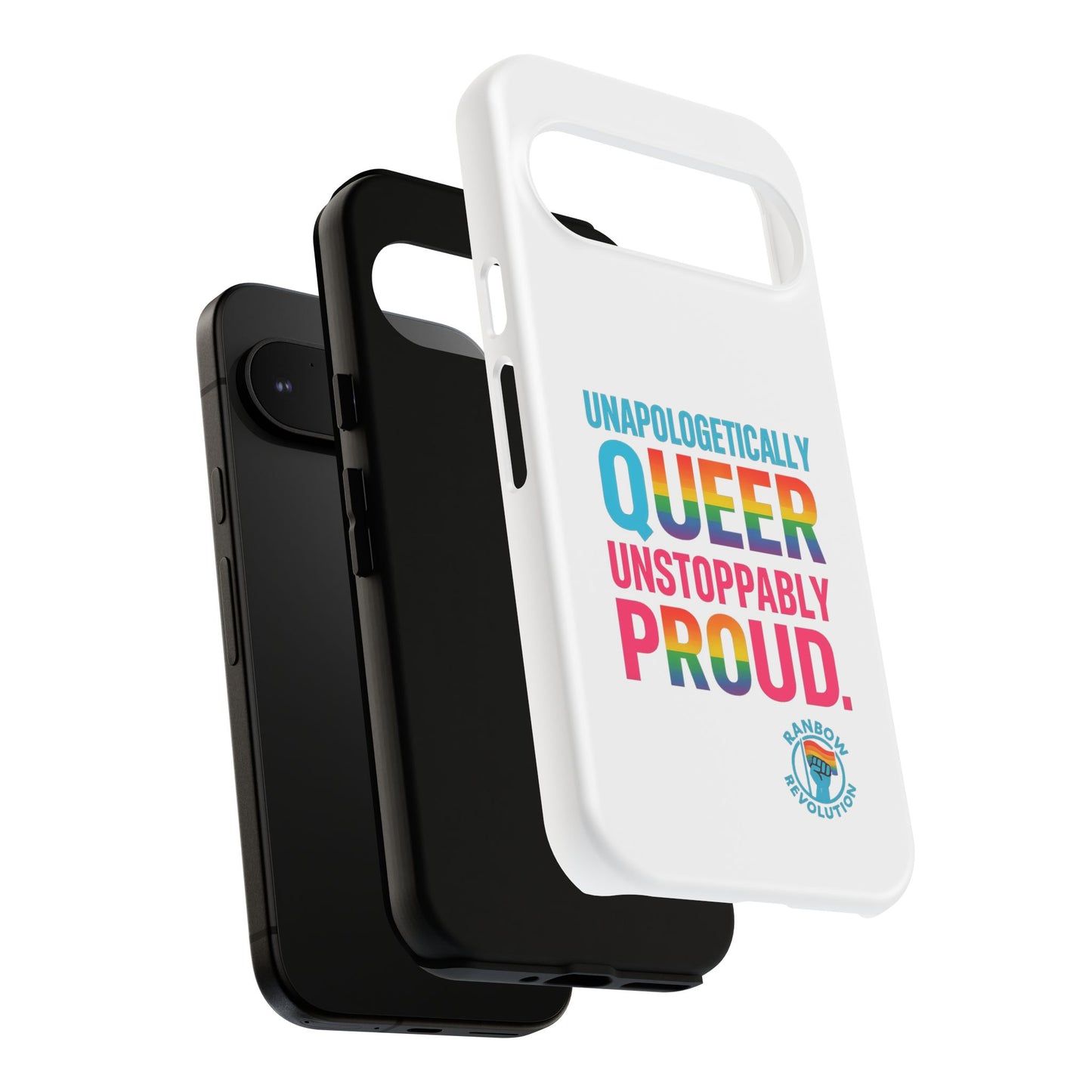 Pride Phone Case - Unapologetically Queer, LGBTQ+ Accessory, Colorful Phone Cover, Rainbow Gift, Queer Pride