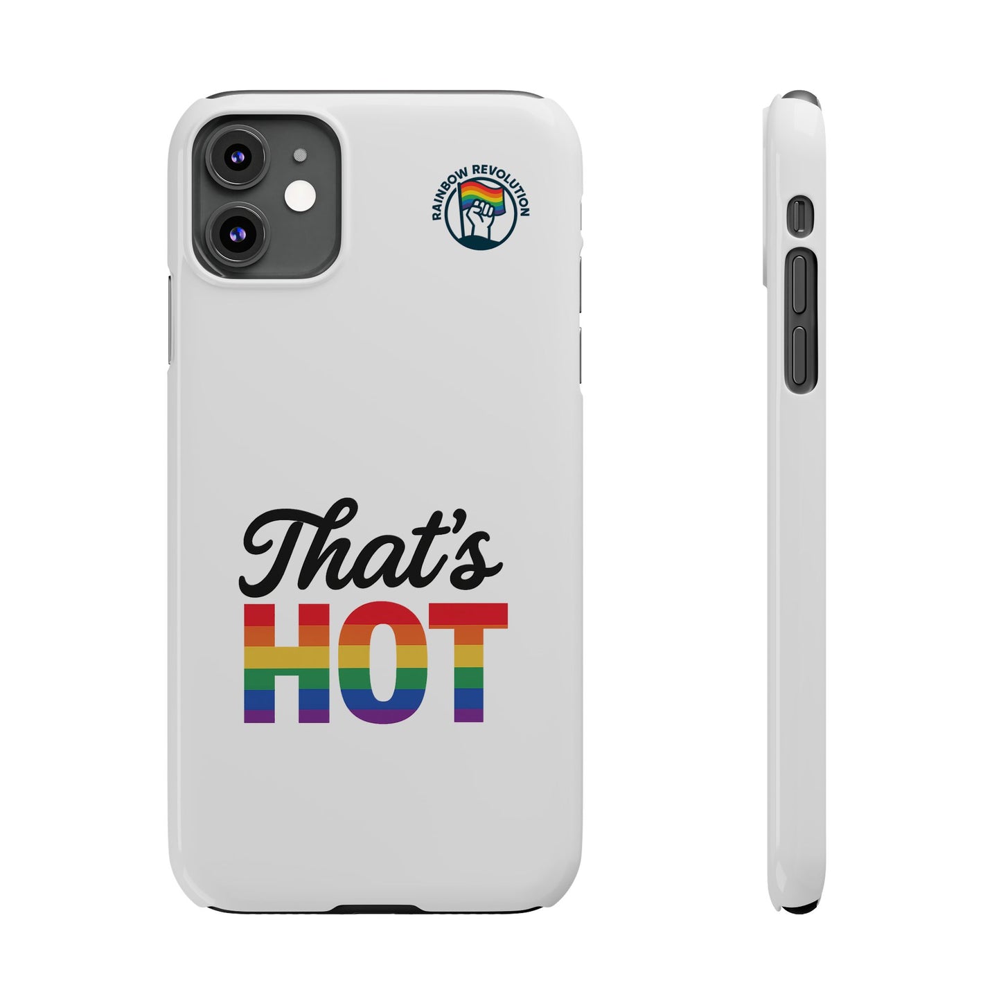 Rainbow Pride Slim Phone Cases | LGBTQ+ Accessories, Gifts for Friends, Trendy Phone Cover, Summer Vibes