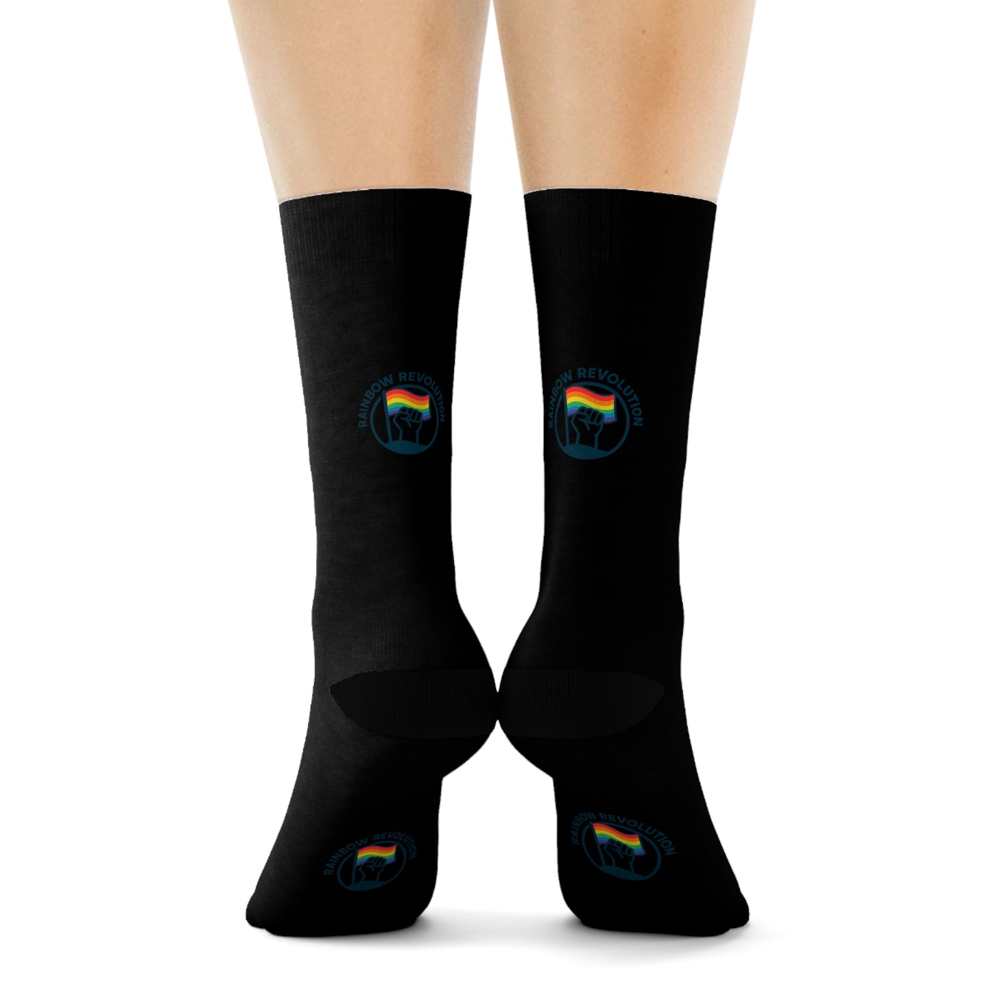 Pride-Themed Crew Socks, Colorful Rainbow Socks for Festivals, LGBTQ+ Gifts, Pride Month Essentials, Fun Everyday Wear