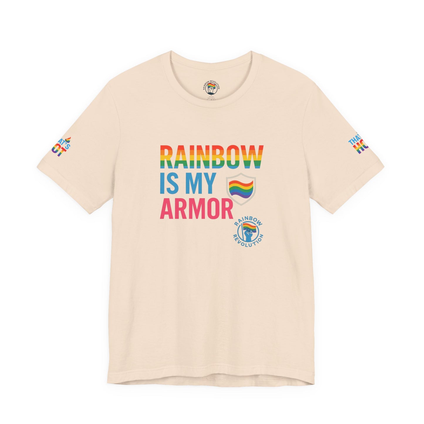 Pride Rainbow Tee, Unisex Short Sleeve Shirt, LGBTQ+ Apparel, Comfortable Summer Top, Celebratory Outfit, Gift for Allies