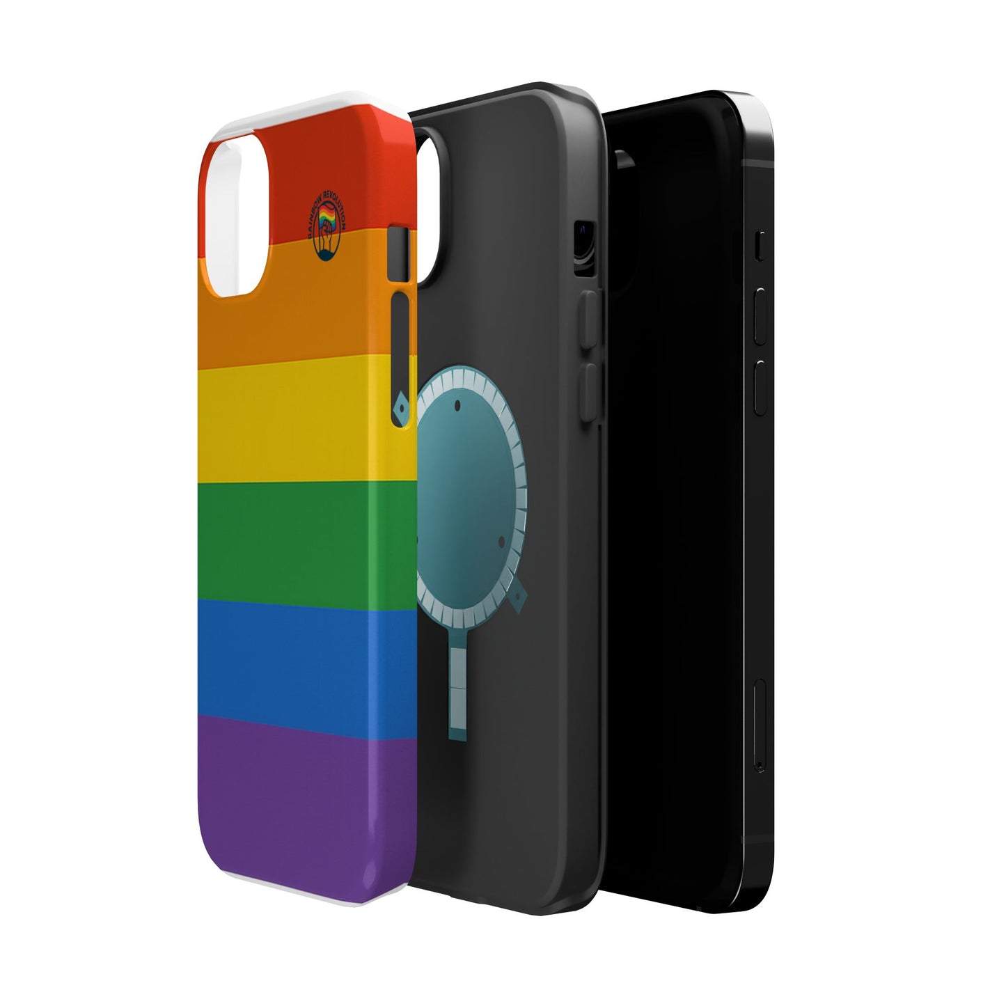 Rainbow Pride Magnetic Phone Case | LGBTQ+ Accessories, Colorful Phone Protection, Gift for Pride Month, Unique Cell Cover