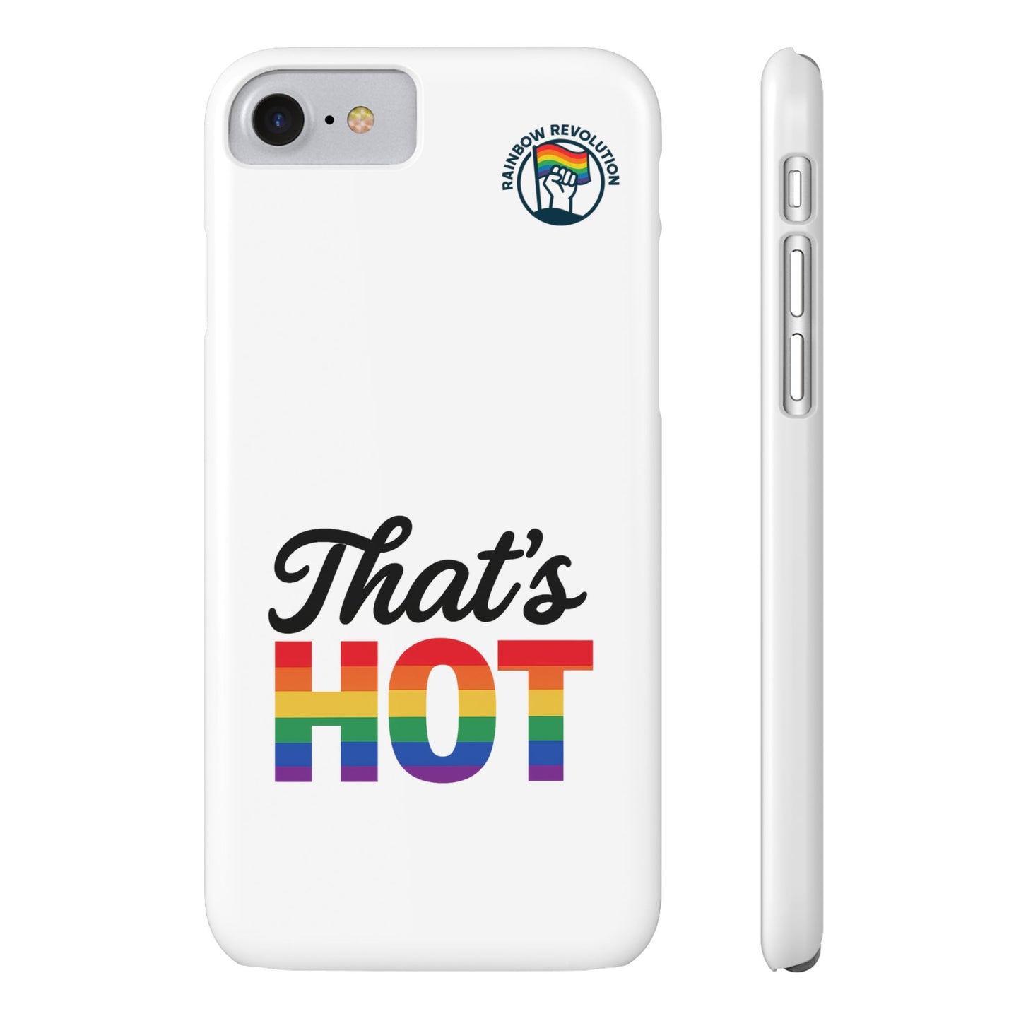 Rainbow Pride Slim Phone Cases | LGBTQ+ Accessories, Gifts for Friends, Trendy Phone Cover, Summer Vibes