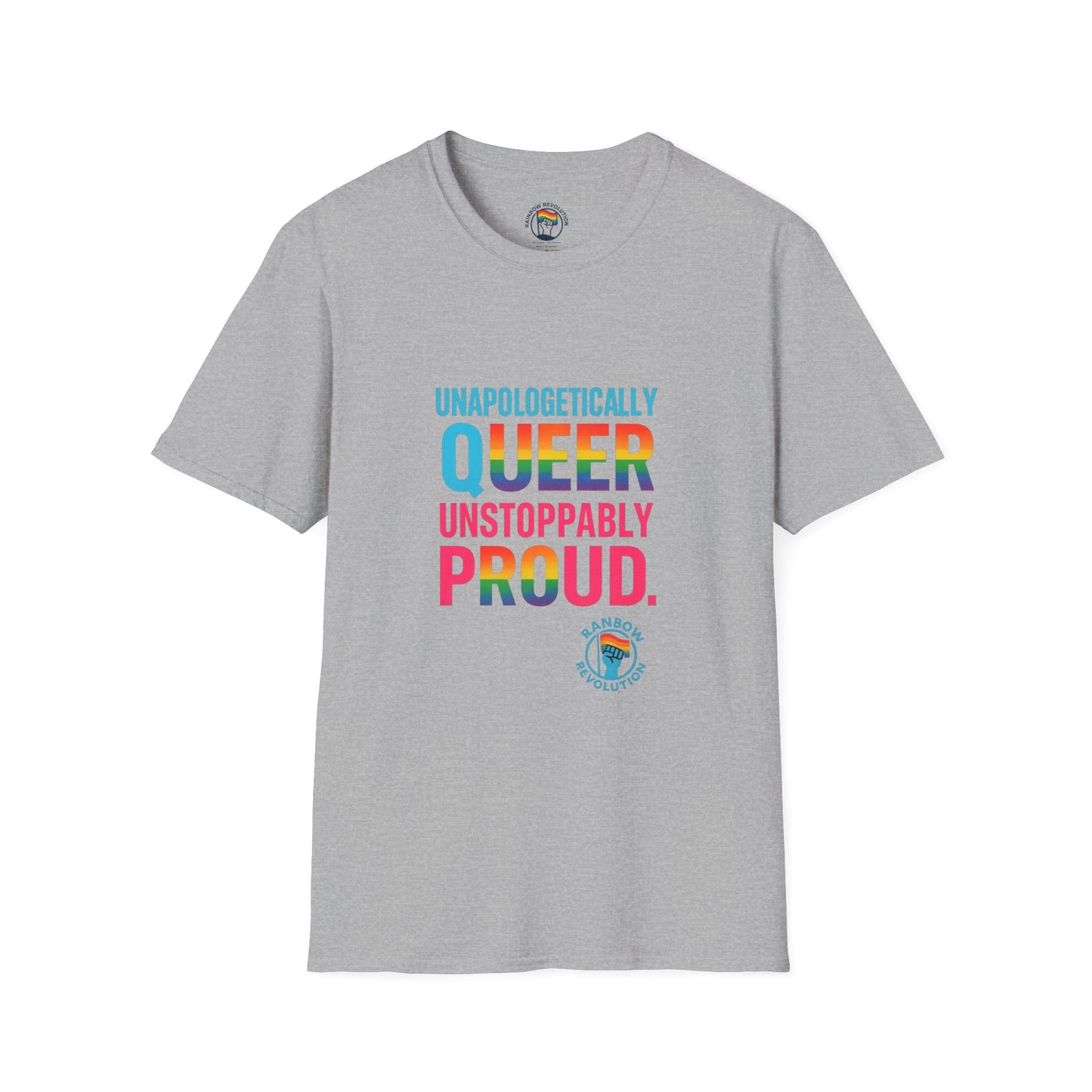 Unisex Pride T-Shirt - Unapologetically Queer Unstoppably Proud, LGBTQ+ Apparel, LGBTQ Pride Shirt, Gay Pride Tee, Rainbow Shirt, Gift [...]