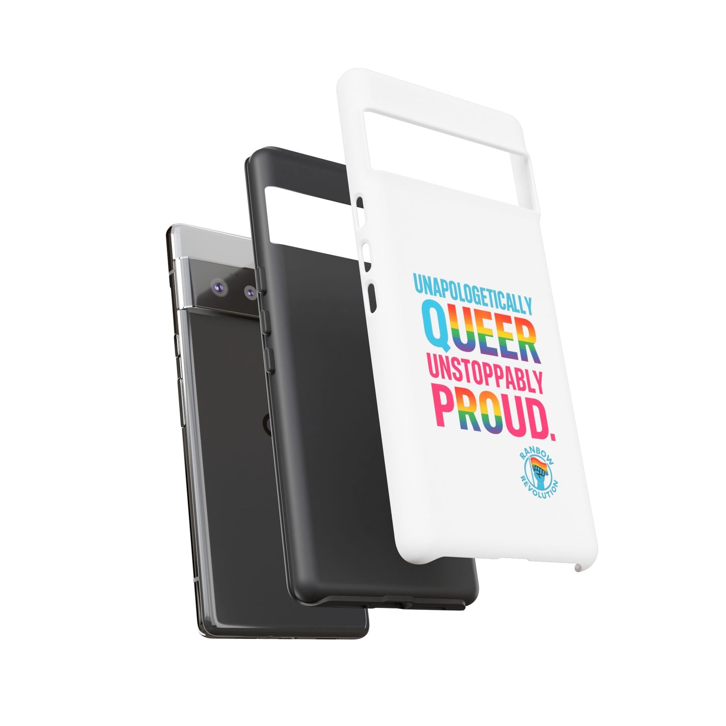 Pride Phone Case - Unapologetically Queer, LGBTQ+ Accessory, Colorful Phone Cover, Rainbow Gift, Queer Pride