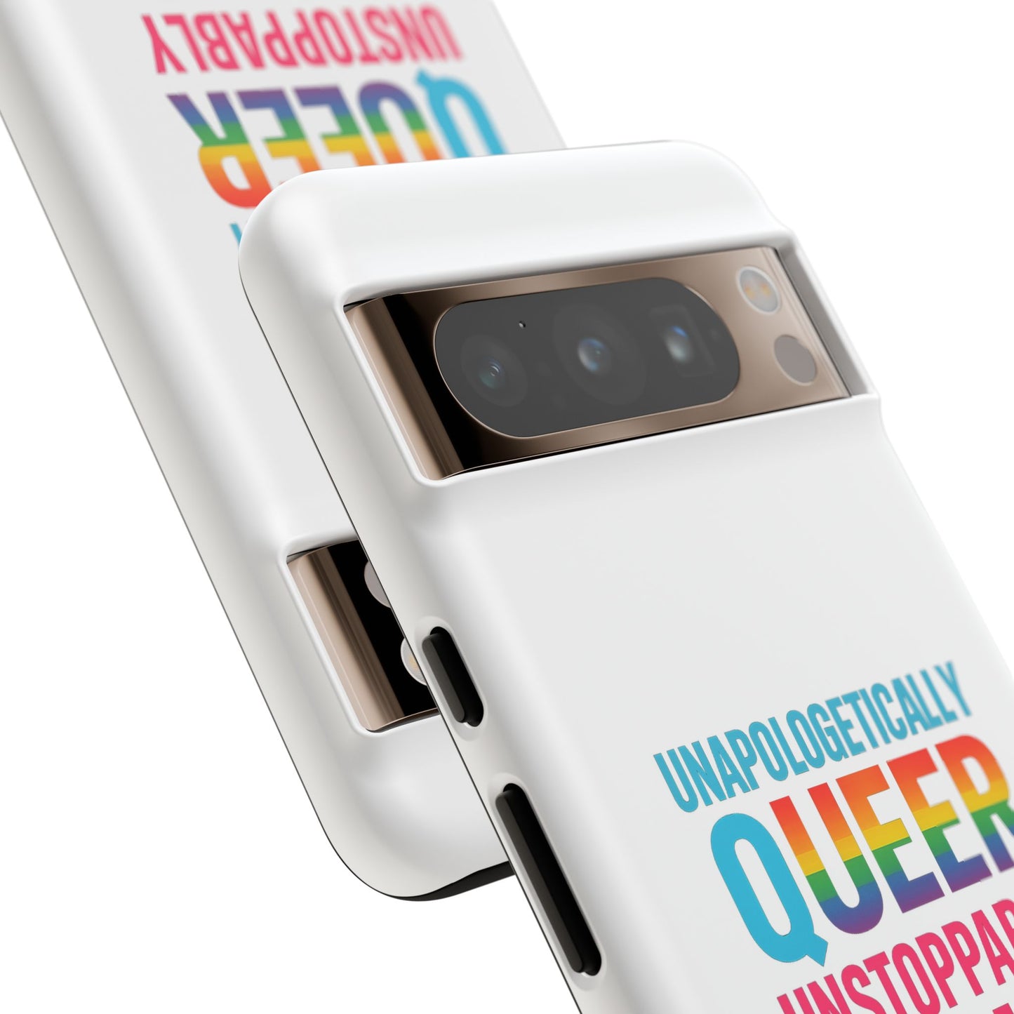 Pride Phone Case - Unapologetically Queer, LGBTQ+ Accessory, Colorful Phone Cover, Rainbow Gift, Queer Pride