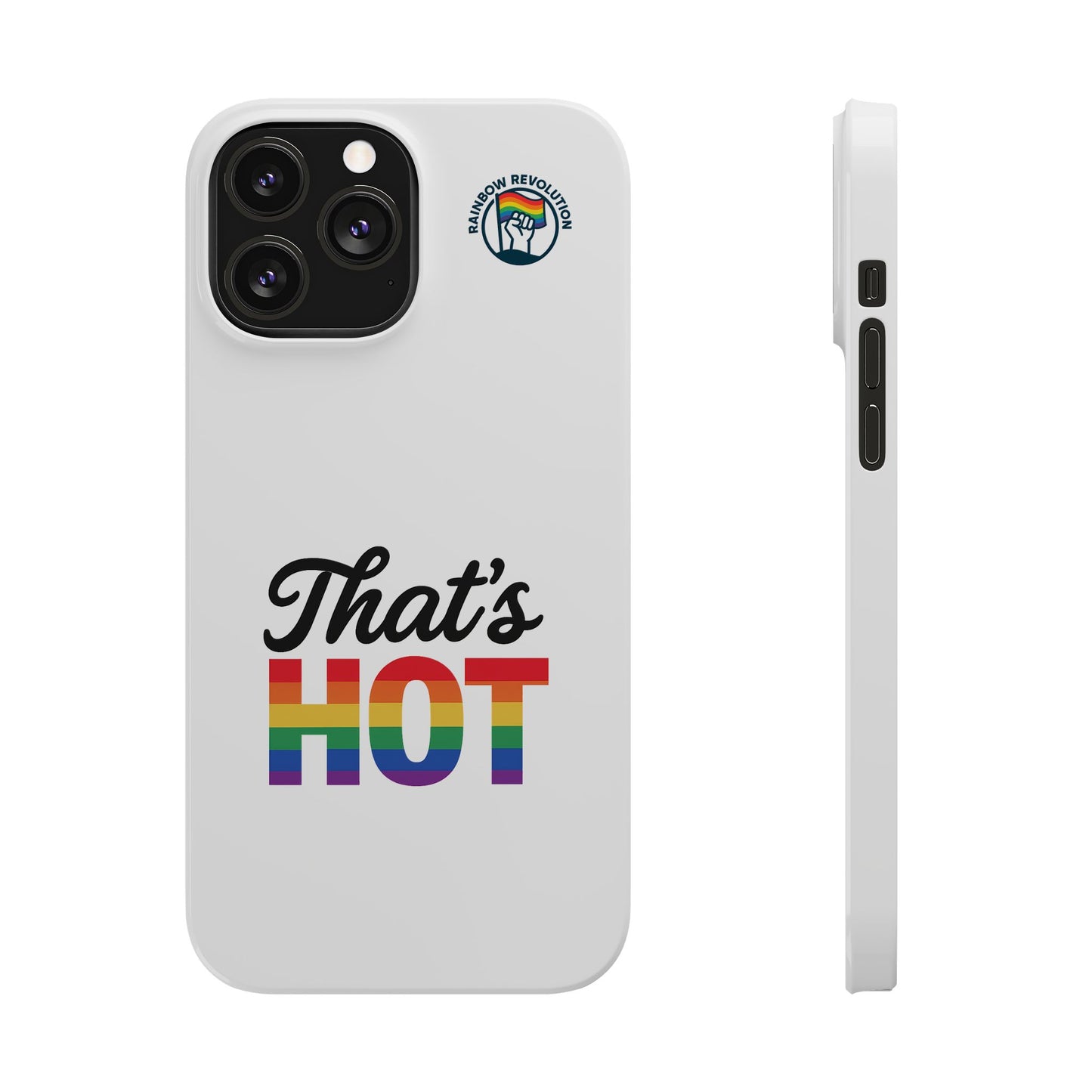 Rainbow Pride Slim Phone Cases | LGBTQ+ Accessories, Gifts for Friends, Trendy Phone Cover, Summer Vibes