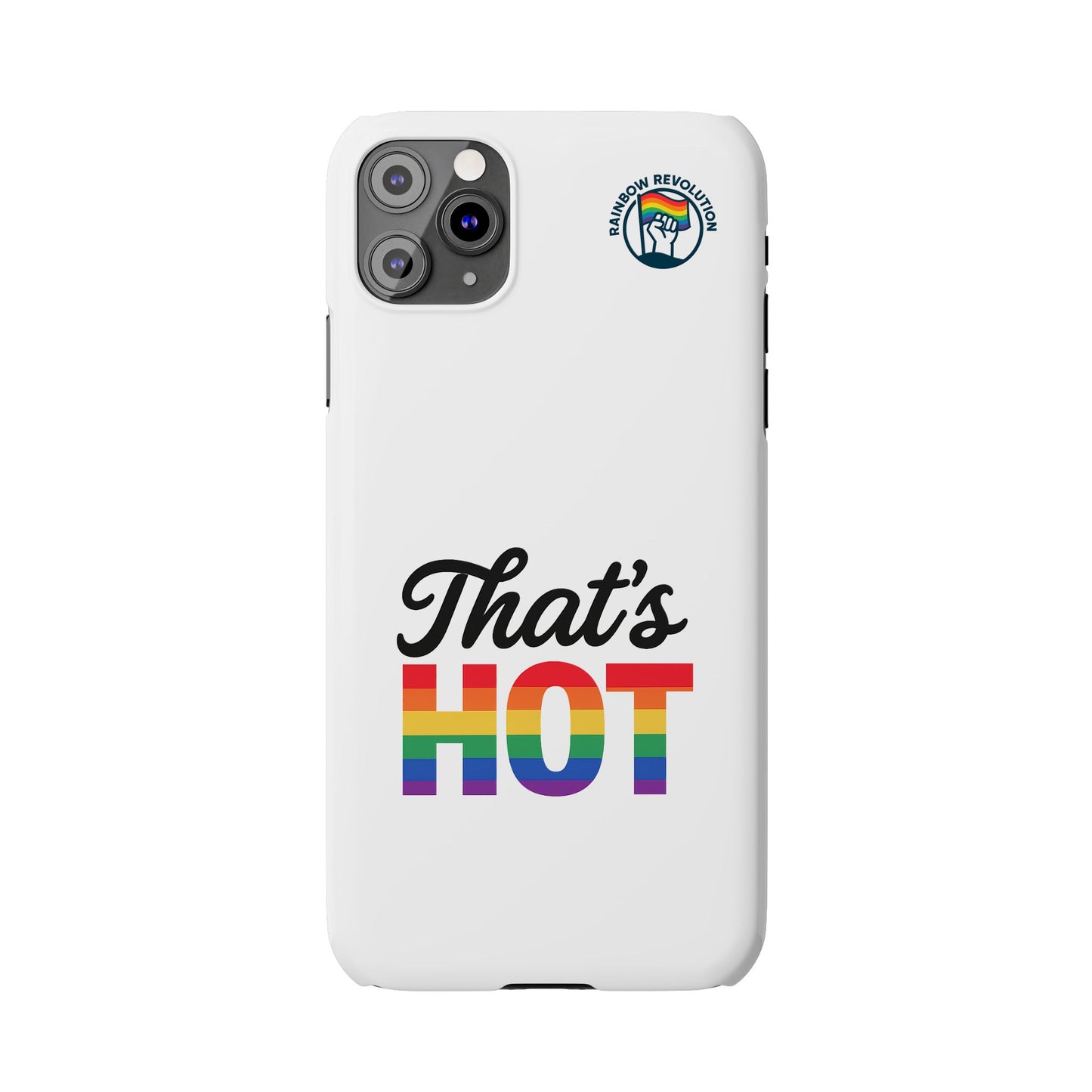 Rainbow Pride Slim Phone Cases | LGBTQ+ Accessories, Gifts for Friends, Trendy Phone Cover, Summer Vibes