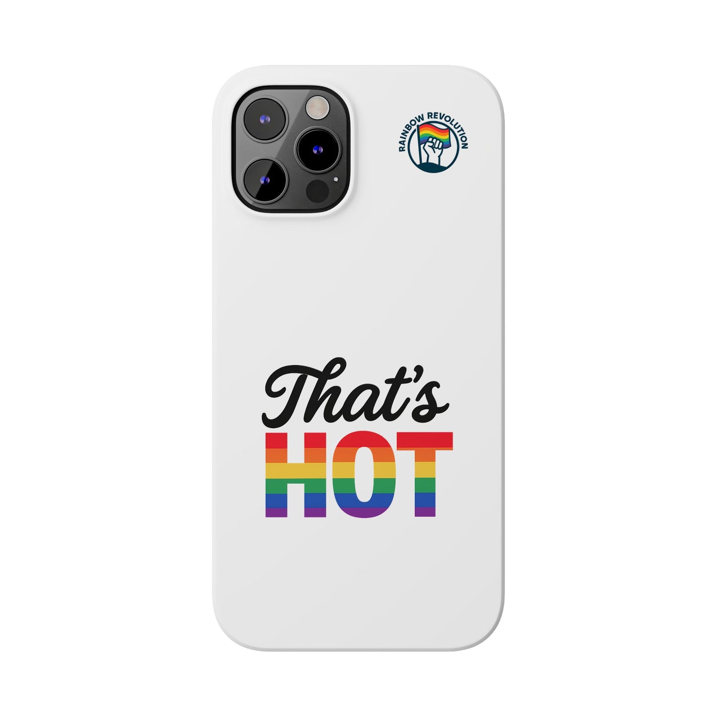 Rainbow Pride Slim Phone Cases | LGBTQ+ Accessories, Gifts for Friends, Trendy Phone Cover, Summer Vibes