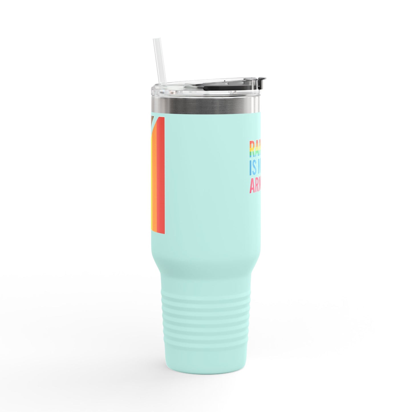 Vibrant Insulated Travel Mug, 40oz | Perfect for LGBTQ+ Pride Celebrations, Everyday Hydration, Gifts for Friends, Outdoor Adventures, [...]
