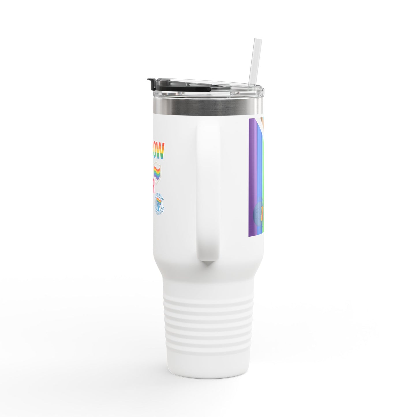 Vibrant Insulated Travel Mug, 40oz | Perfect for LGBTQ+ Pride Celebrations, Everyday Hydration, Gifts for Friends, Outdoor Adventures, [...]