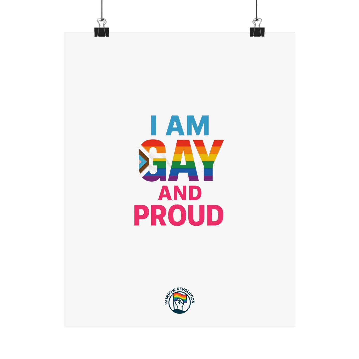 Pride Poster, LGBTQ Decor, Colorful Art Print, Gay Pride Wall Art, Statement Poster, Celebration of Identity