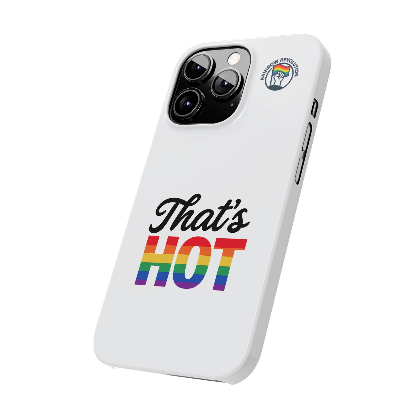 Rainbow Pride Slim Phone Cases | LGBTQ+ Accessories, Gifts for Friends, Trendy Phone Cover, Summer Vibes