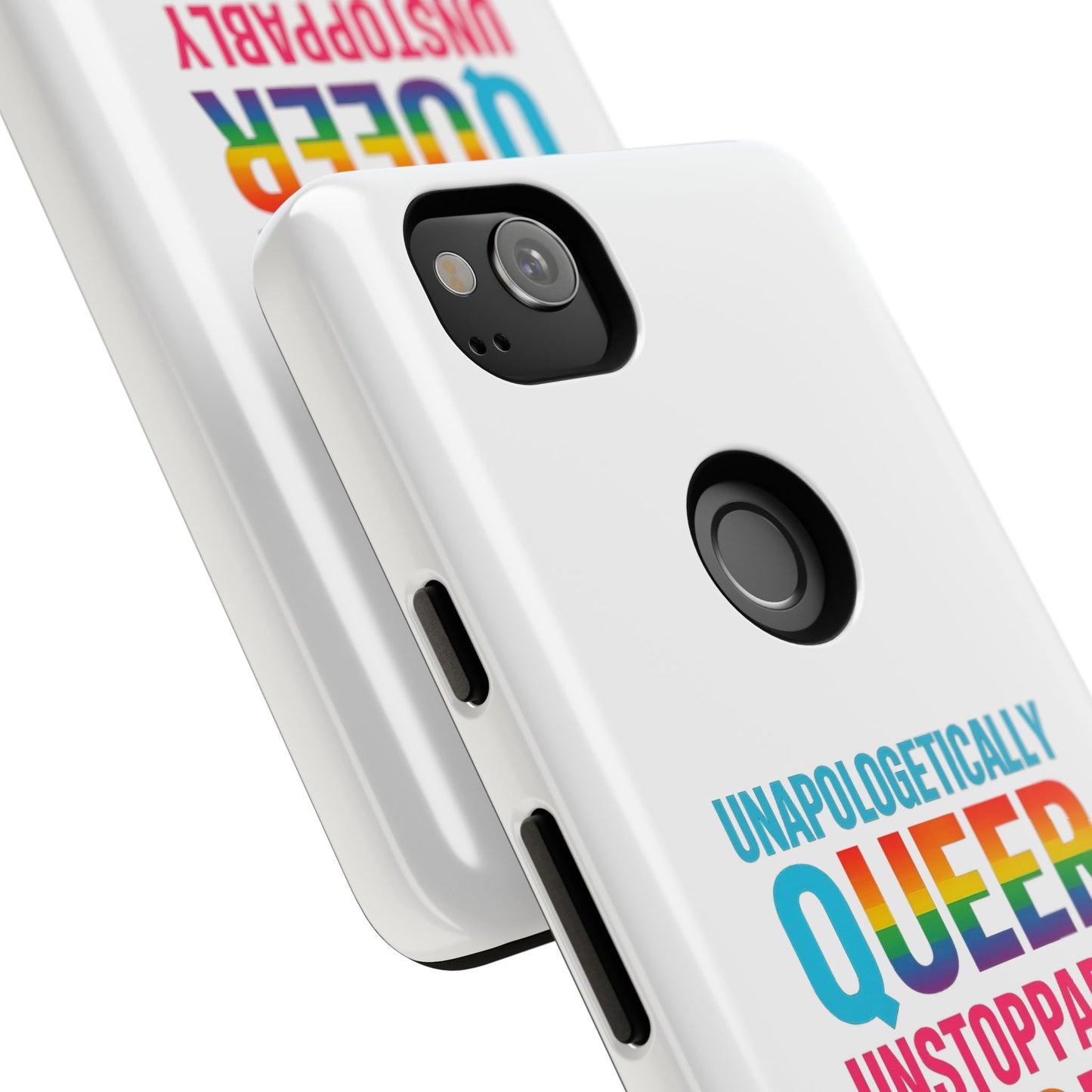 Pride Phone Case - Unapologetically Queer, LGBTQ+ Accessory, Colorful Phone Cover, Rainbow Gift, Queer Pride