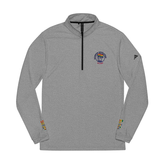 Adidas Quarter-Zip Pullover - Comfortable Embroidered Athletic Wear, Sports Jacket, Casual Layer, Gift for Fitness Lovers, Activewear
