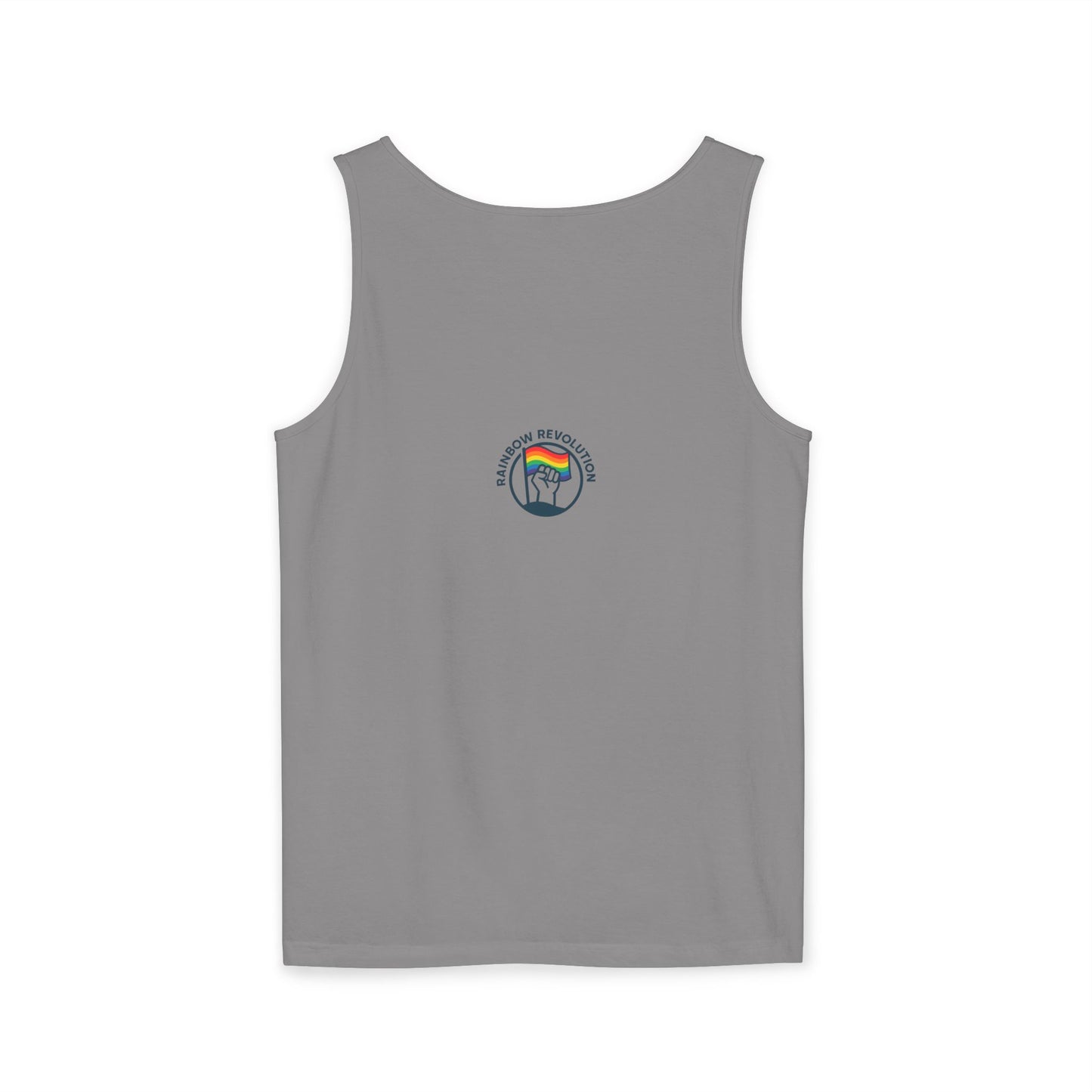 Pride Flame Tank Top | Unisex Garment-Dyed Tank, LGBTQ+ Apparel, Colorful Summer Wear, Festival Clothing, Gay Pride Merchandise