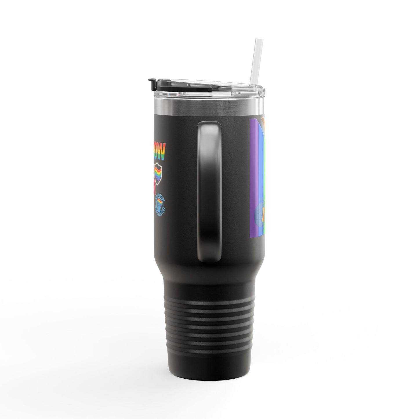 Vibrant Insulated Travel Mug, 40oz | Perfect for LGBTQ+ Pride Celebrations, Everyday Hydration, Gifts for Friends, Outdoor Adventures, [...]