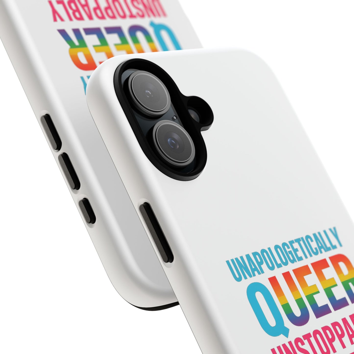 Pride Phone Case - Unapologetically Queer, LGBTQ+ Accessory, Colorful Phone Cover, Rainbow Gift, Queer Pride