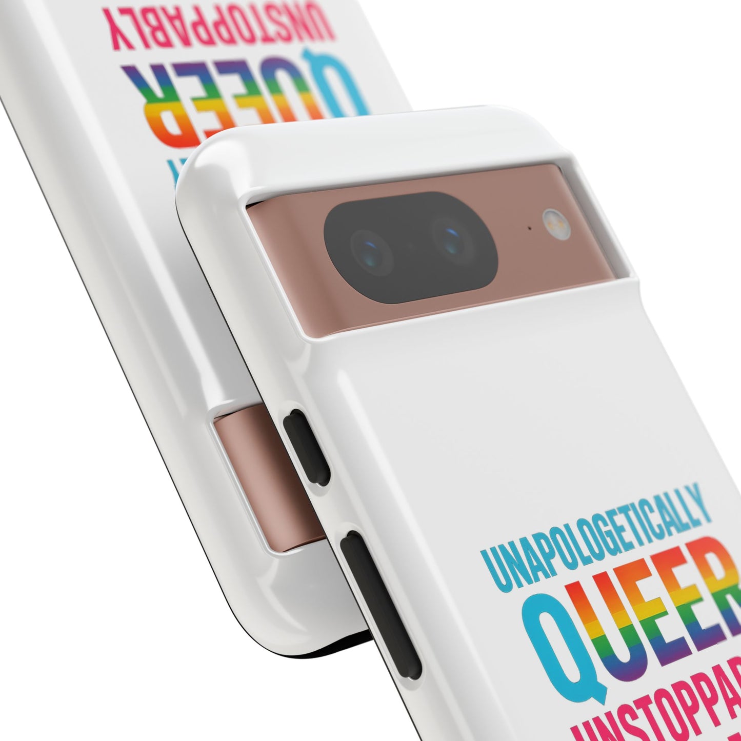 Pride Phone Case - Unapologetically Queer, LGBTQ+ Accessory, Colorful Phone Cover, Rainbow Gift, Queer Pride
