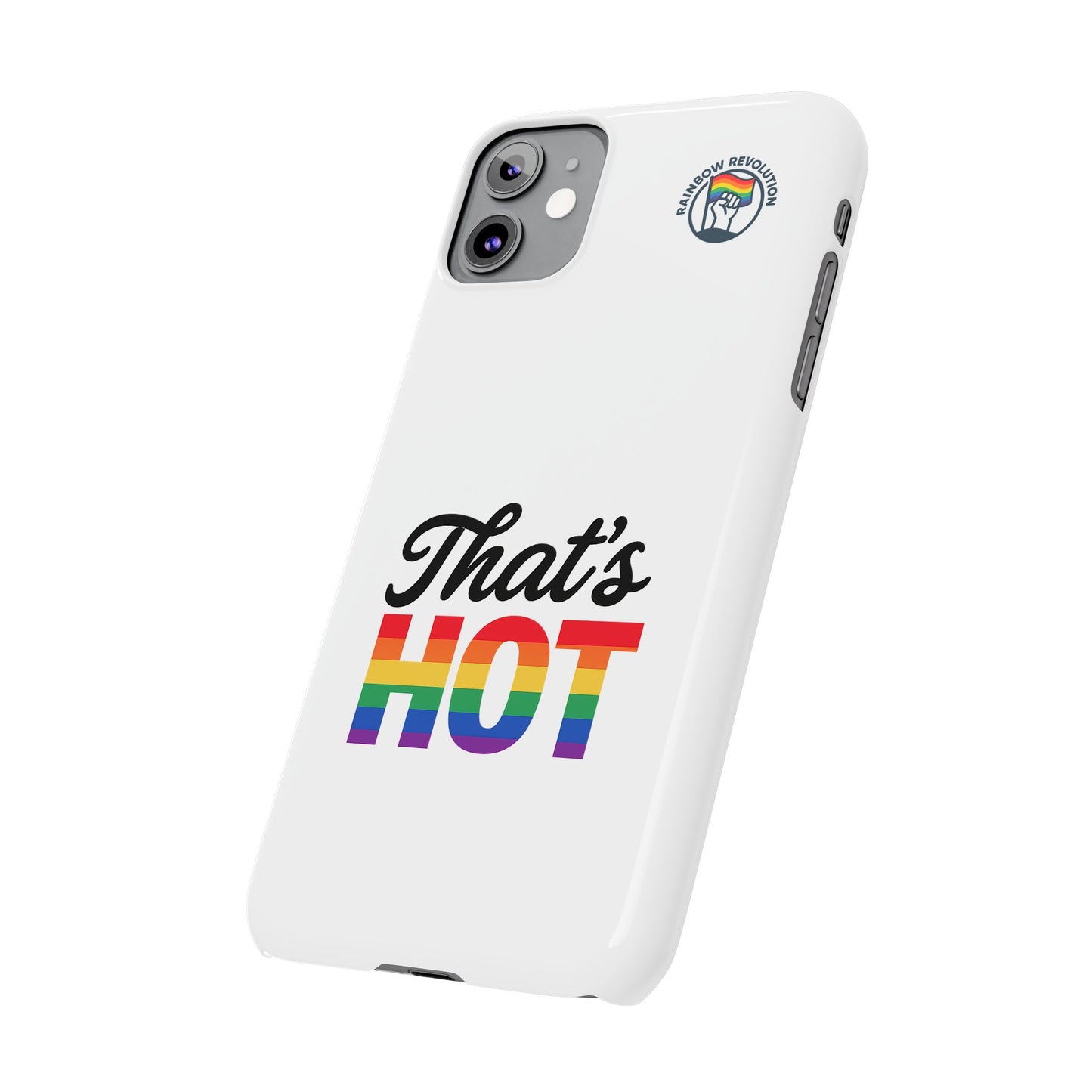 Rainbow Pride Slim Phone Cases | LGBTQ+ Accessories, Gifts for Friends, Trendy Phone Cover, Summer Vibes