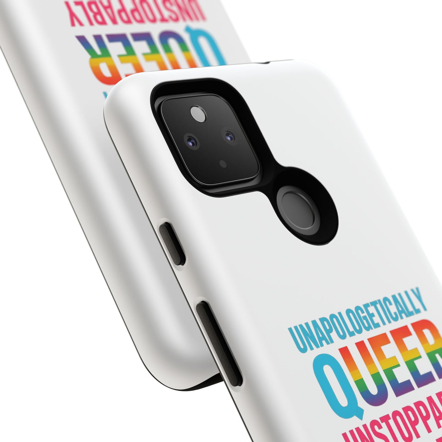 Pride Phone Case - Unapologetically Queer, LGBTQ+ Accessory, Colorful Phone Cover, Rainbow Gift, Queer Pride