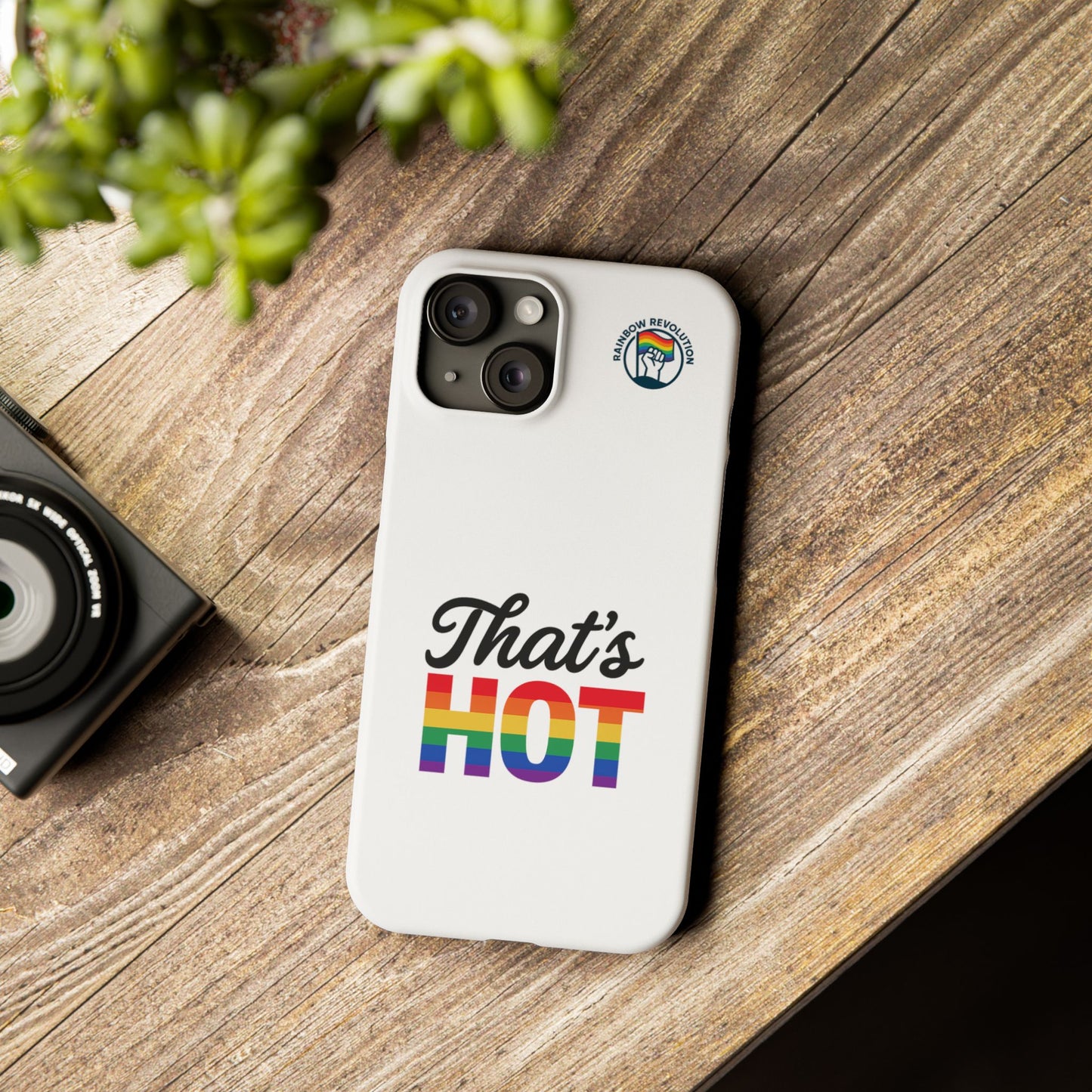 Rainbow Pride Slim Phone Cases | LGBTQ+ Accessories, Gifts for Friends, Trendy Phone Cover, Summer Vibes