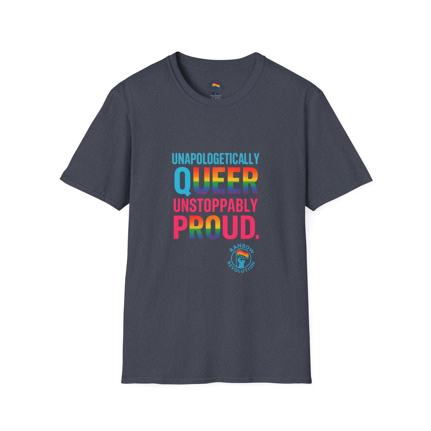 Unisex Pride T-Shirt - Unapologetically Queer Unstoppably Proud, LGBTQ+ Apparel, LGBTQ Pride Shirt, Gay Pride Tee, Rainbow Shirt, Gift [...]