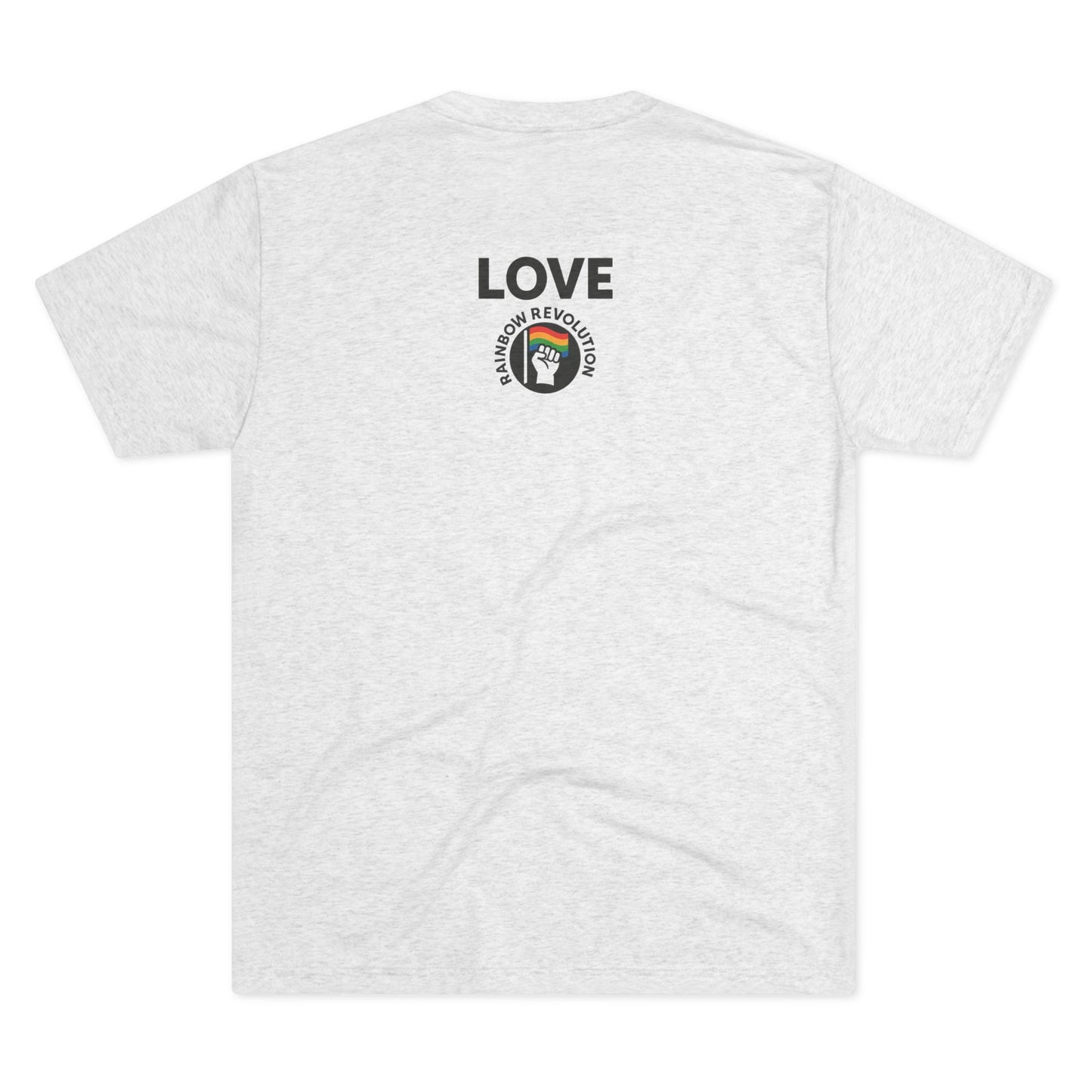 Pride Unisex Tee with Love Design - LGBTQ+ Celebration Shirt, Affirmation Apparel, Support Shirt, Gift for Allies, Festival Wear