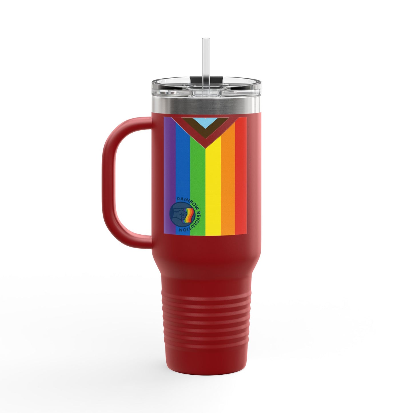 Vibrant Insulated Travel Mug, 40oz | Perfect for LGBTQ+ Pride Celebrations, Everyday Hydration, Gifts for Friends, Outdoor Adventures, [...]