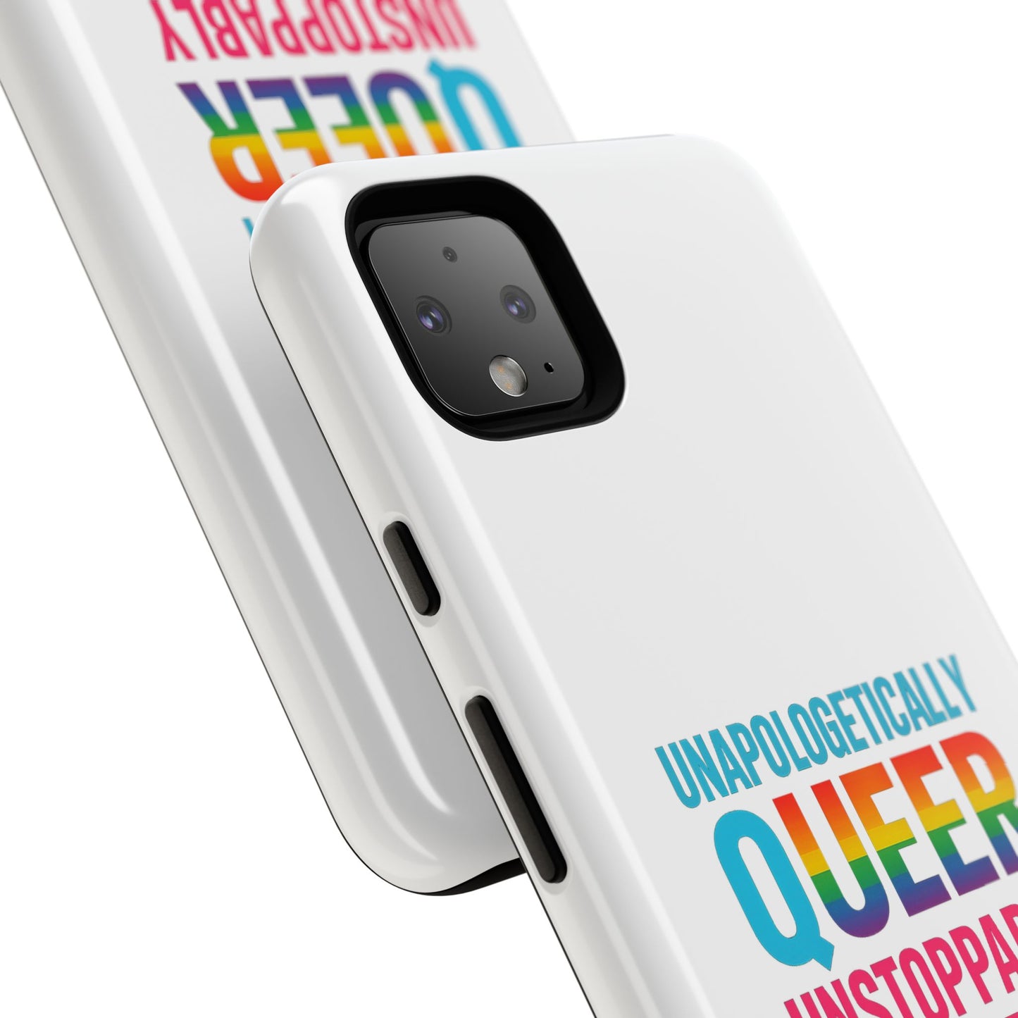 Pride Phone Case - Unapologetically Queer, LGBTQ+ Accessory, Colorful Phone Cover, Rainbow Gift, Queer Pride