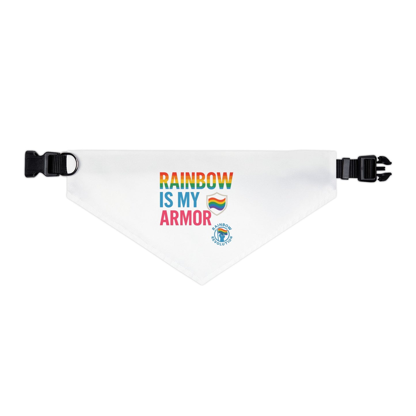 Rainbow Pride Pet Bandana, LGBTQ+ Dog Collar, Cute Accessory for Pets, Pride Month Gift, Adjustable Pet Fashion