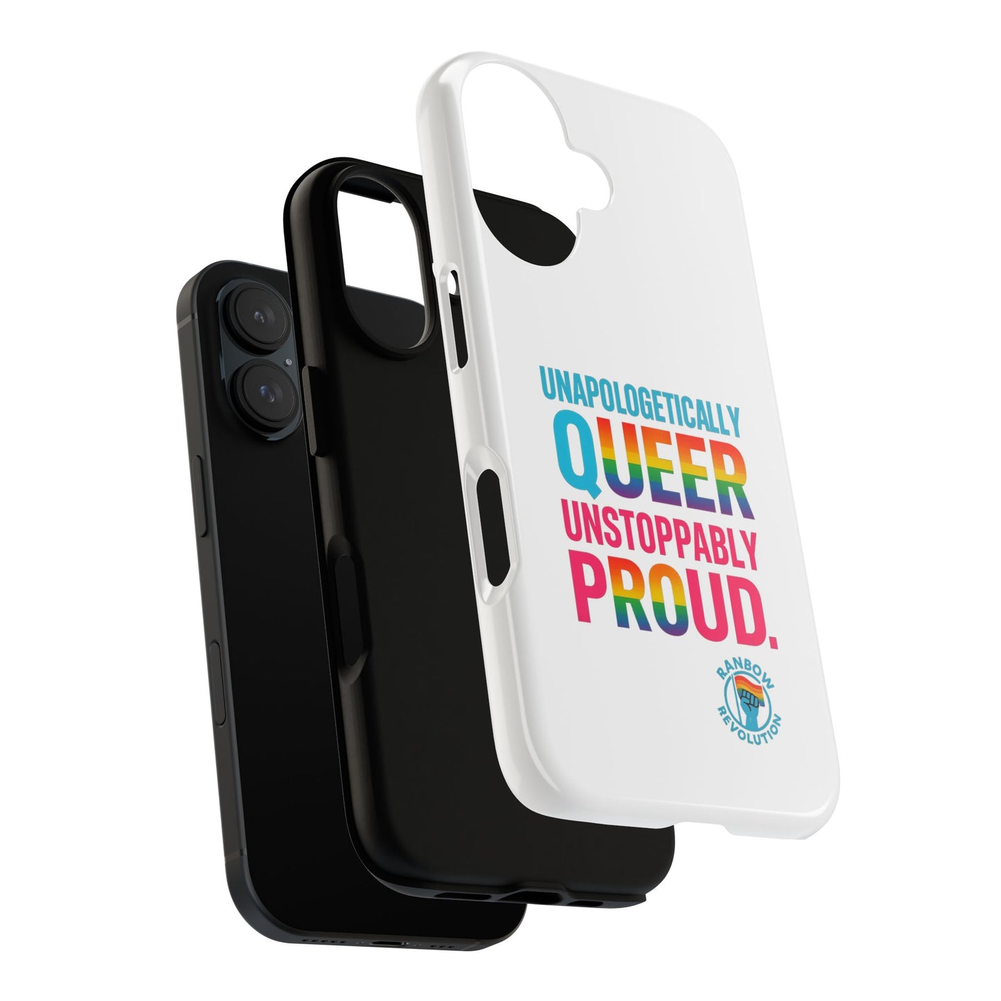 Pride Phone Case - Unapologetically Queer, LGBTQ+ Accessory, Colorful Phone Cover, Rainbow Gift, Queer Pride