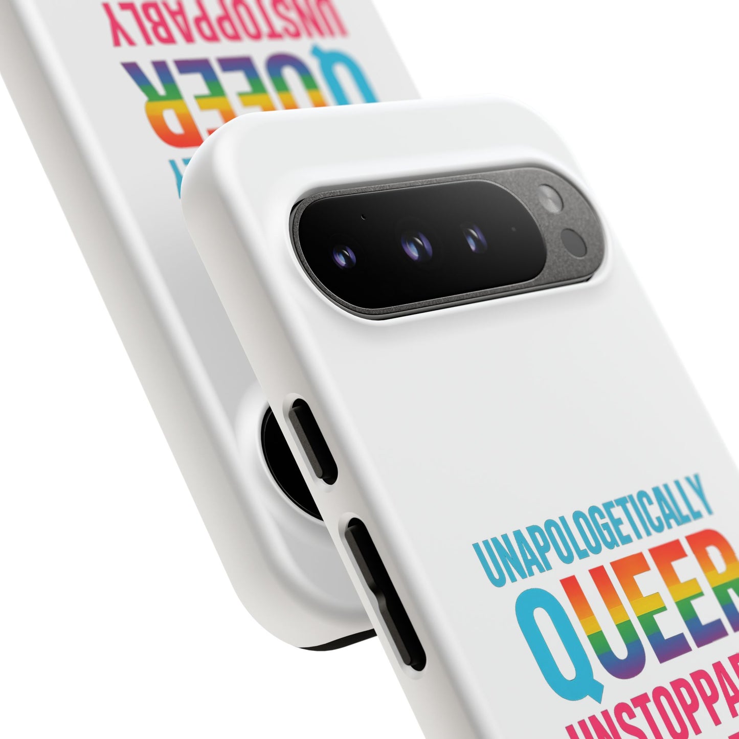 Pride Phone Case - Unapologetically Queer, LGBTQ+ Accessory, Colorful Phone Cover, Rainbow Gift, Queer Pride