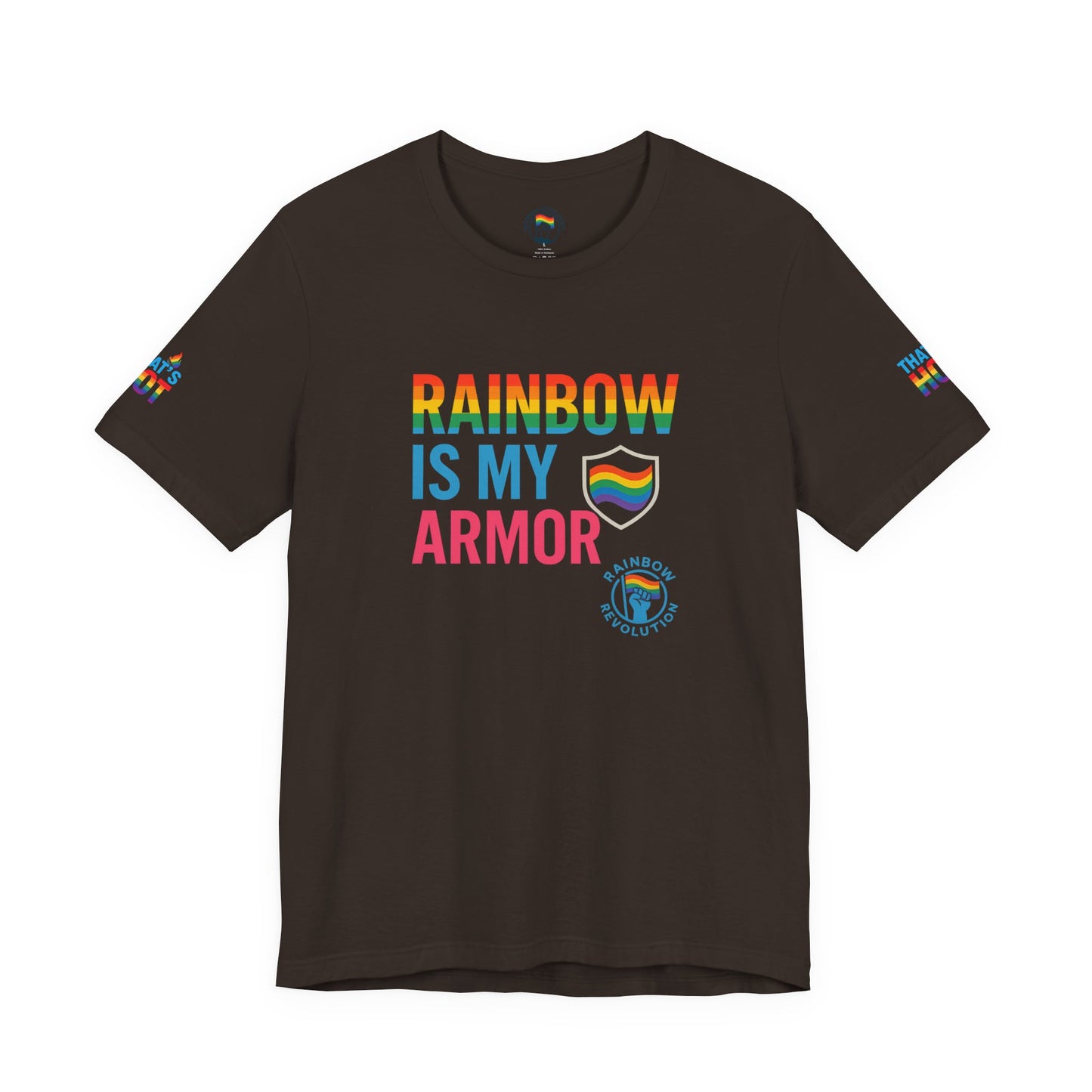Pride Rainbow Tee, Unisex Short Sleeve Shirt, LGBTQ+ Apparel, Comfortable Summer Top, Celebratory Outfit, Gift for Allies
