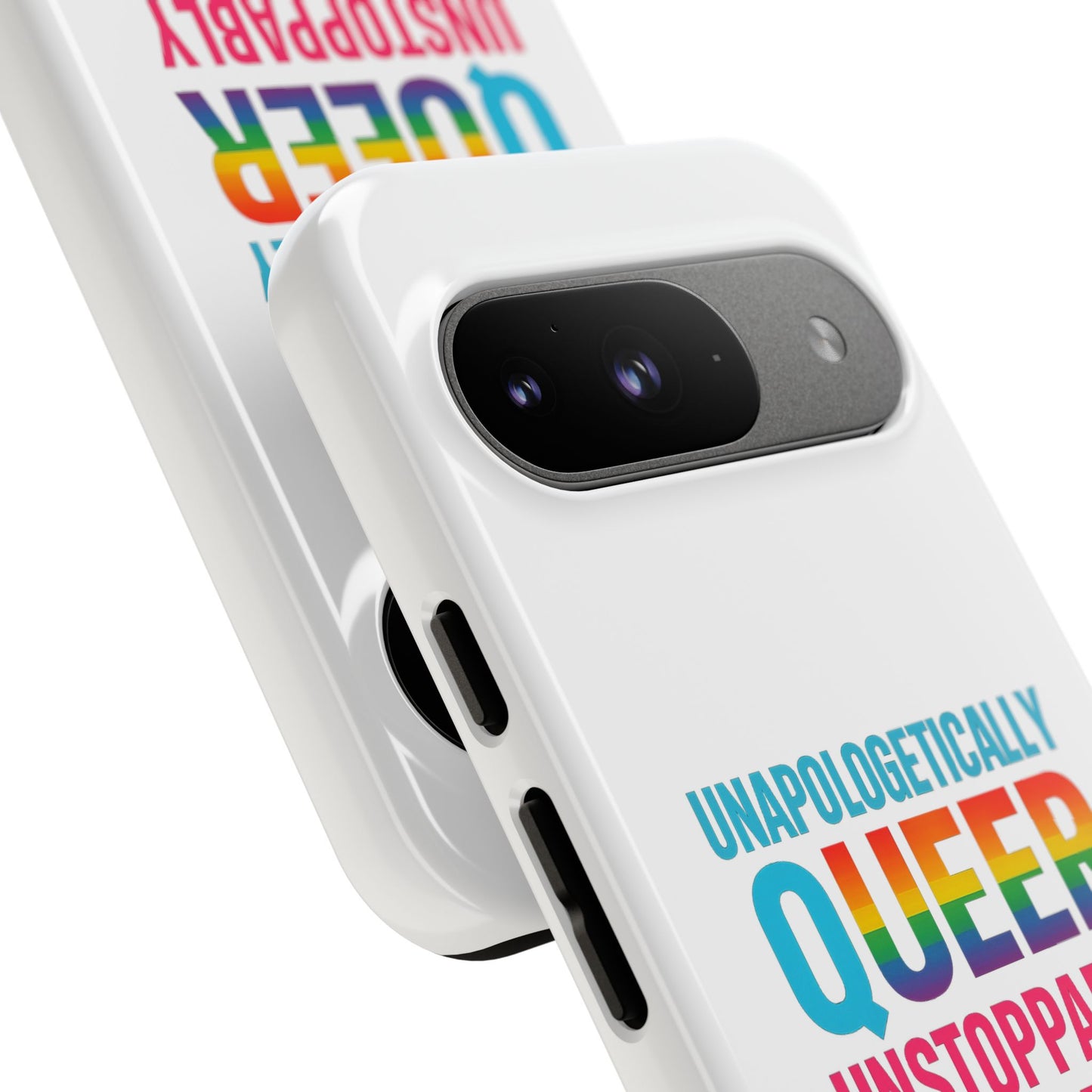 Pride Phone Case - Unapologetically Queer, LGBTQ+ Accessory, Colorful Phone Cover, Rainbow Gift, Queer Pride