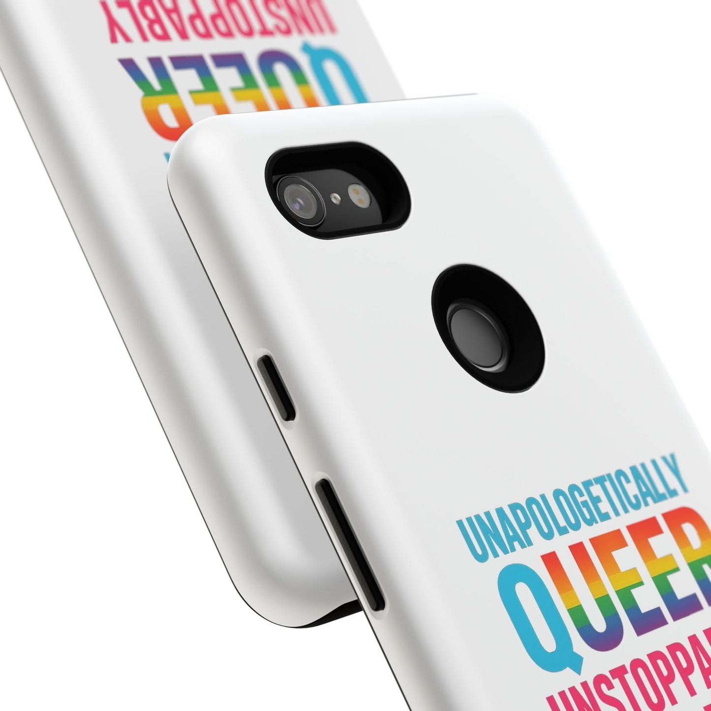 Pride Phone Case - Unapologetically Queer, LGBTQ+ Accessory, Colorful Phone Cover, Rainbow Gift, Queer Pride